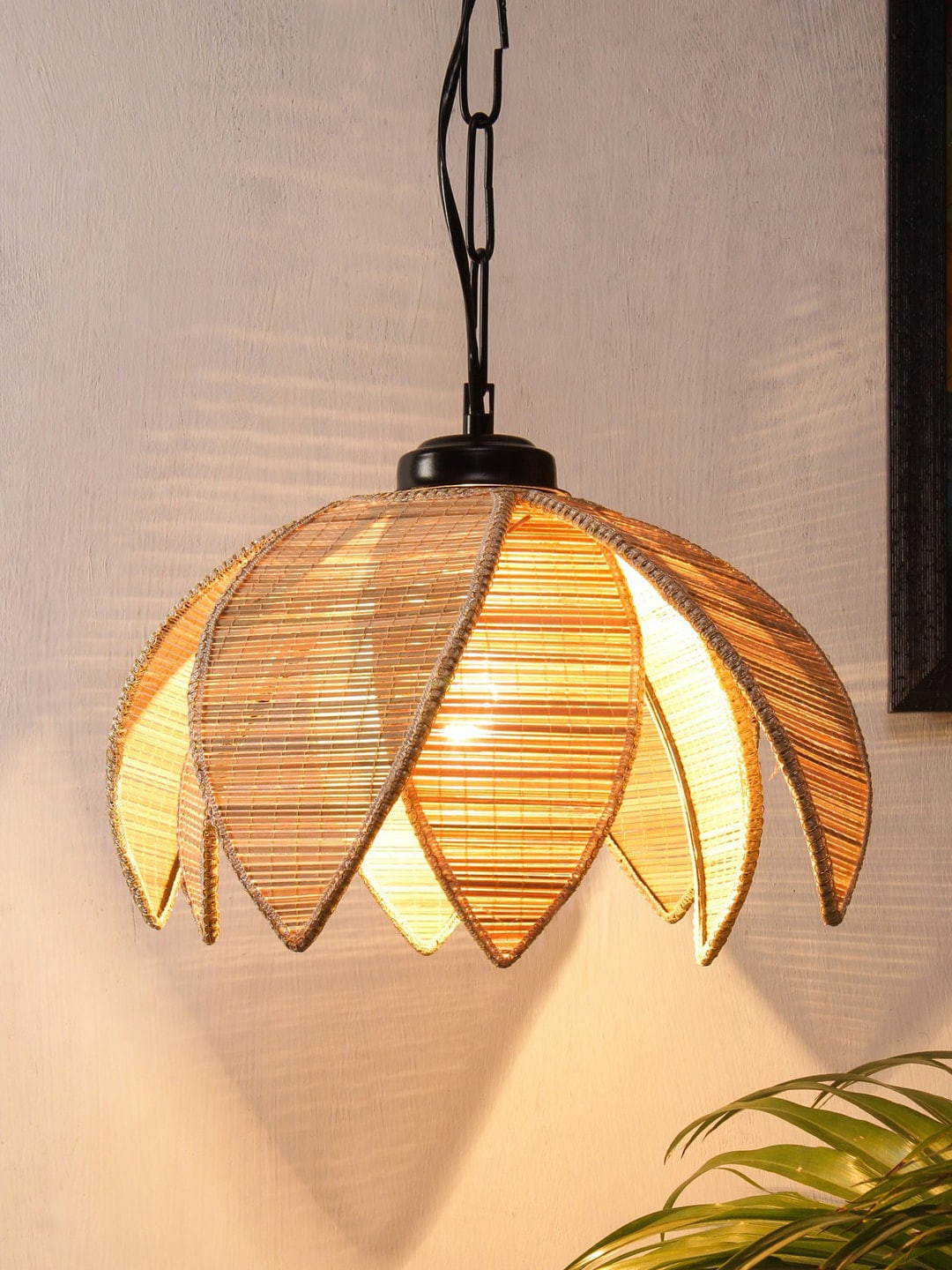 Devansh Beige Solid Ceiling Hanging Light