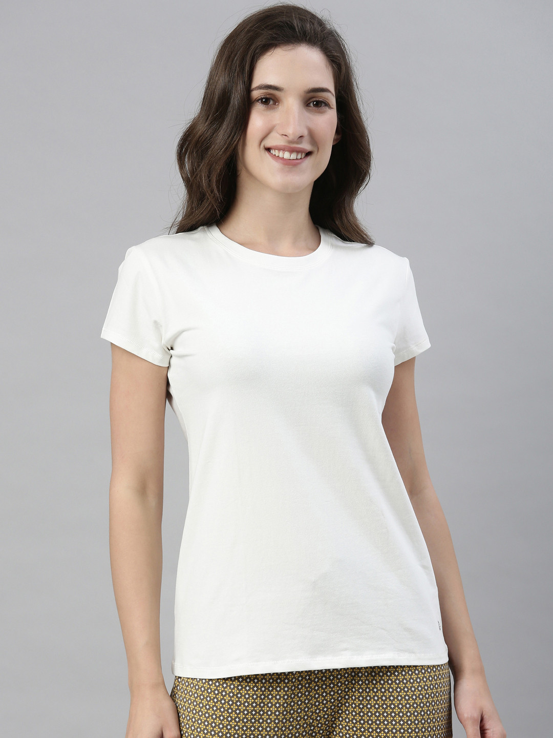 Enamor Slim Fit Crew Neck T-Shirt