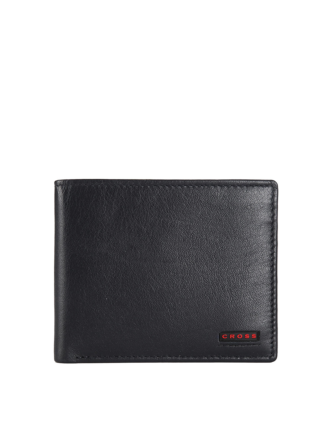 Cross Men Black & Red Solid Two Fold Wallet
