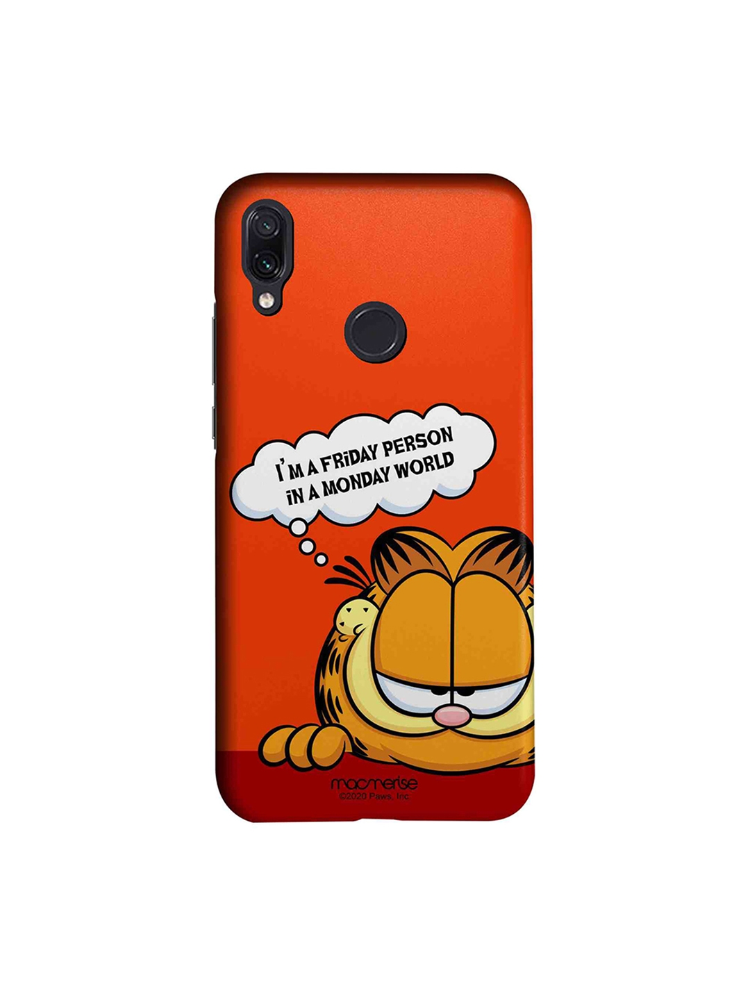 macmerise Orange Friday Garfield Xiaomi Redmi Note 7 Back Cover