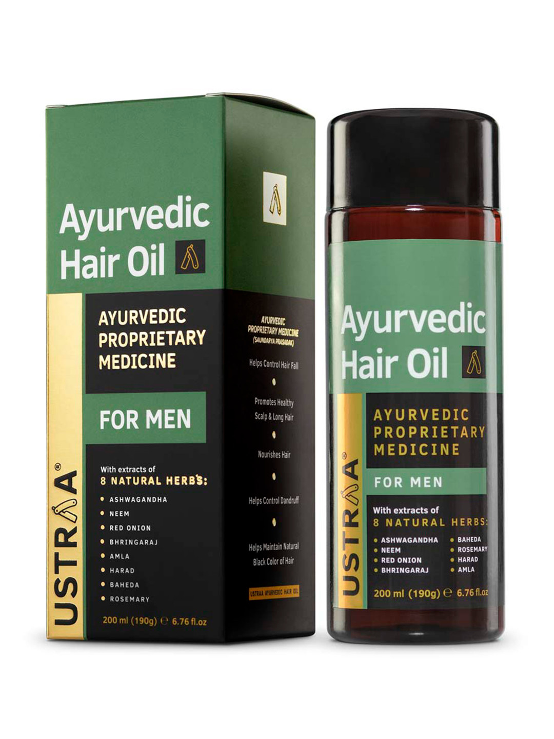 Ustraa Men Ayurvedic Hair Oil 200 ml