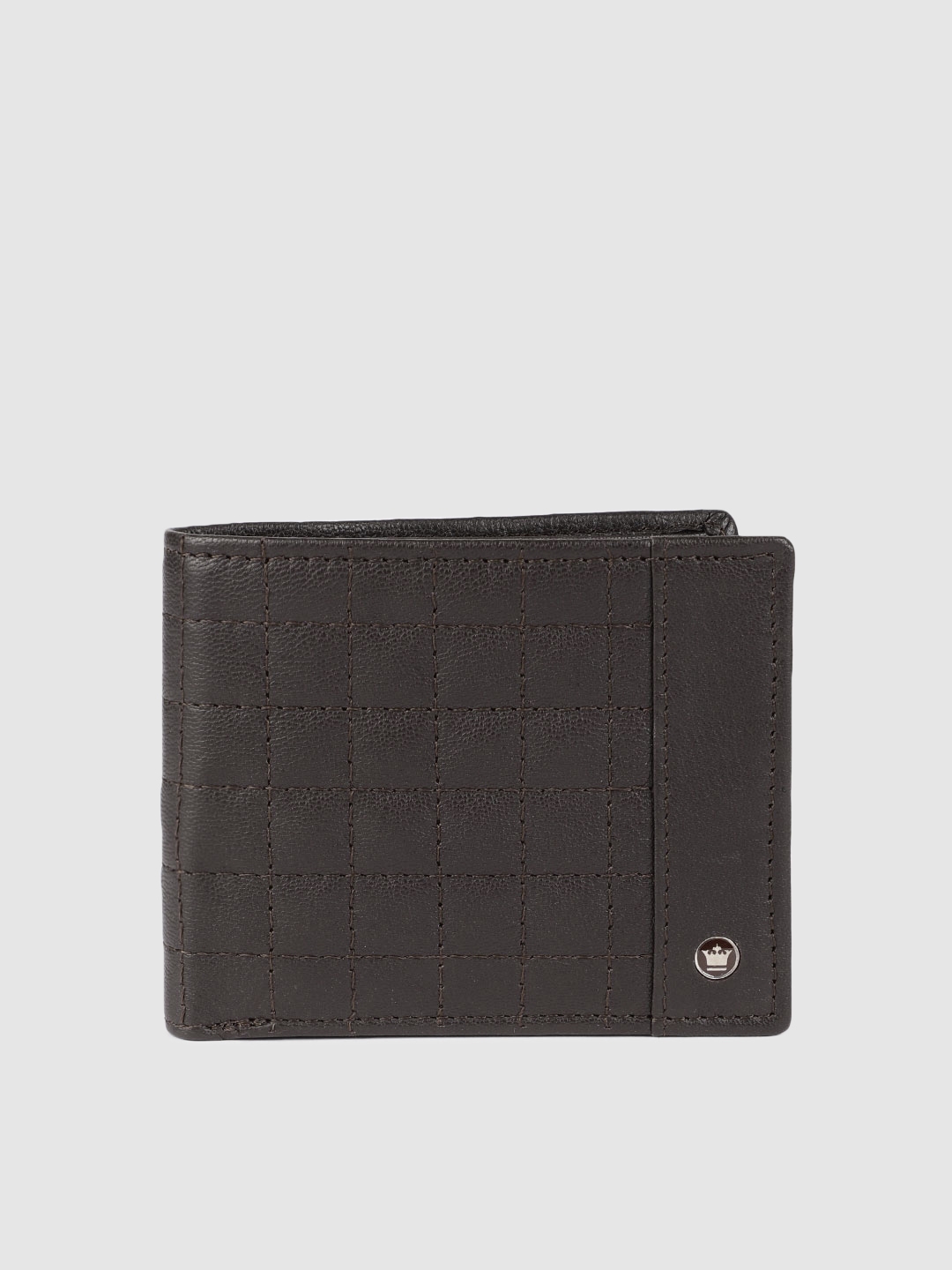 Louis Philippe Wallets : Buy Louis Philippe Brown Textured Wallet