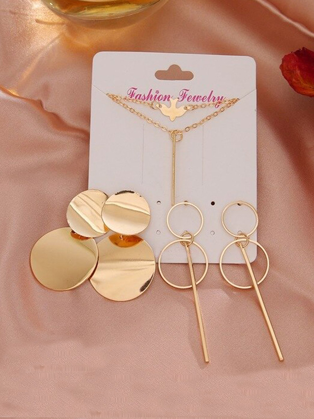 Jewels Galaxy 2 Gold-Plated Jewellery Sets