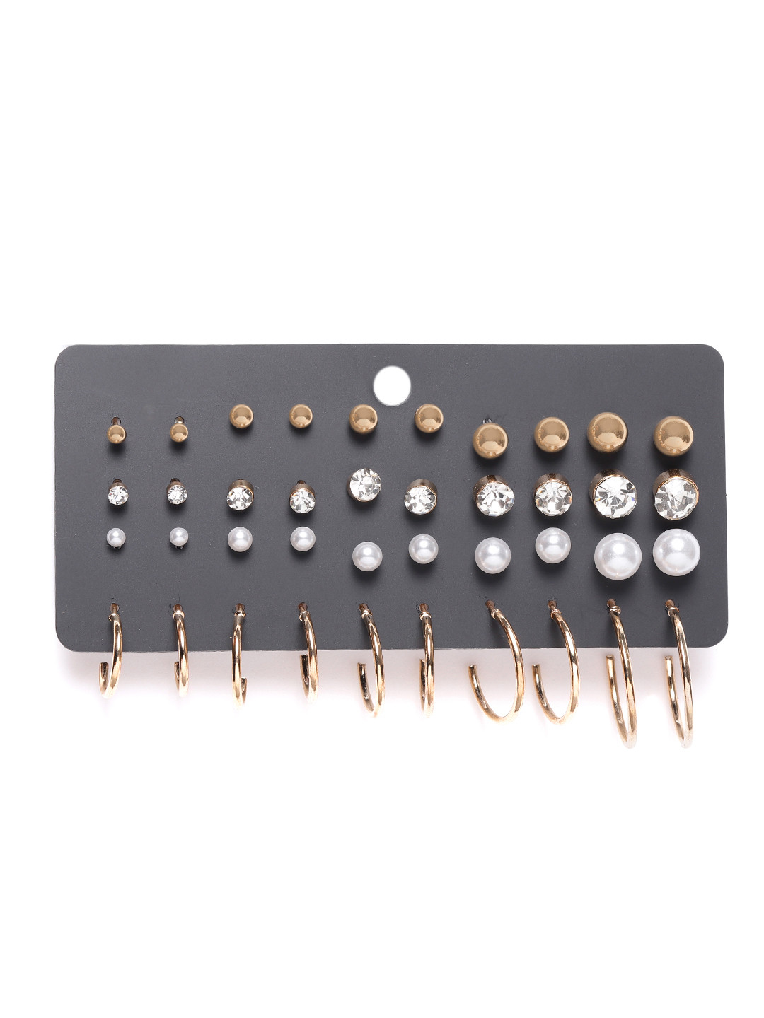 Jewels Galaxy Set of 20 Gold-Plated Earrings