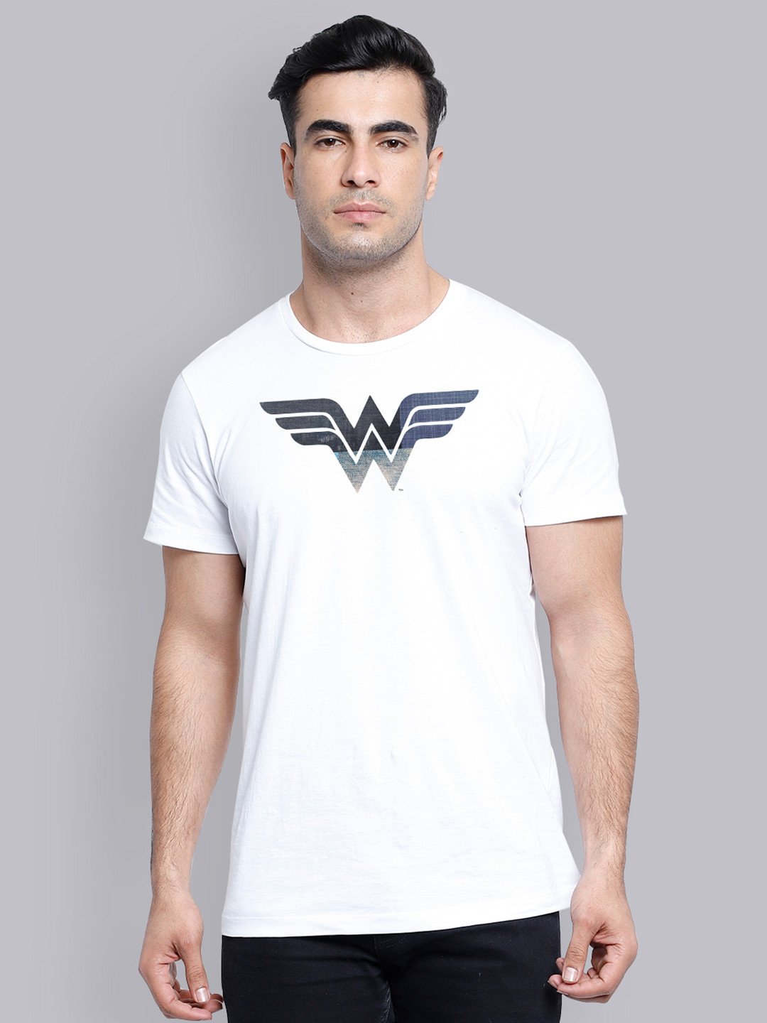 Wonder Woman Printed White Tshirt