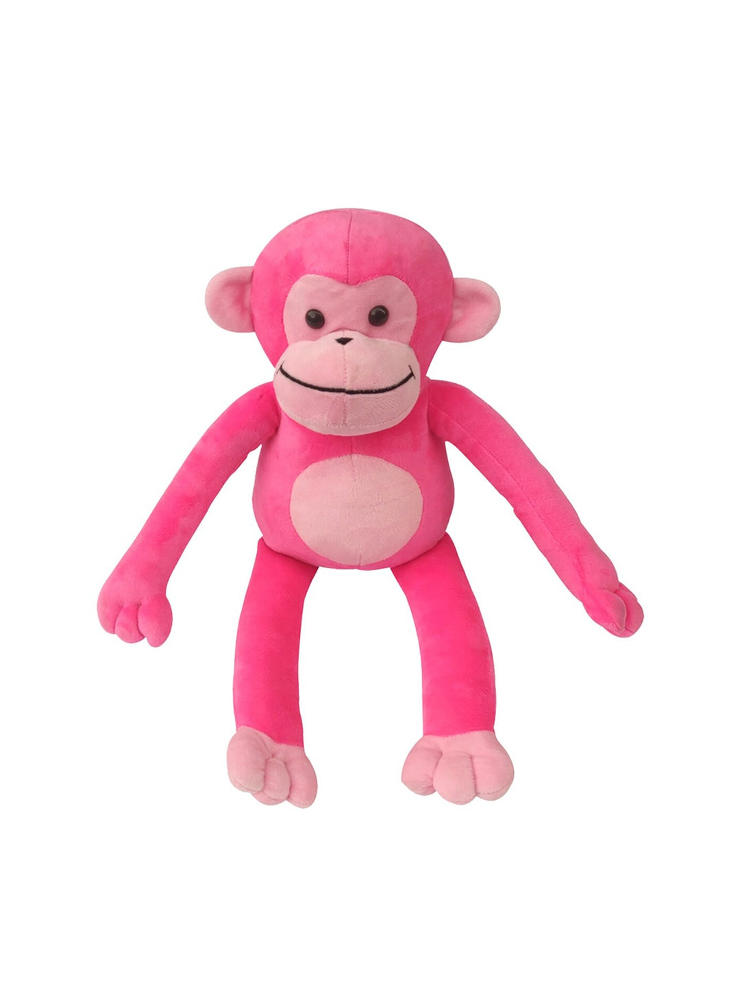 Ultra Unisex Kids Pink Cute Sitting Monkey Plush Animal Soft Toy