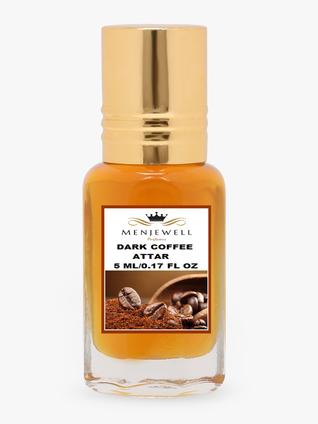 Menjewell Fragrances Spicy Dark Coffee Natural Attar Perfume 5ml