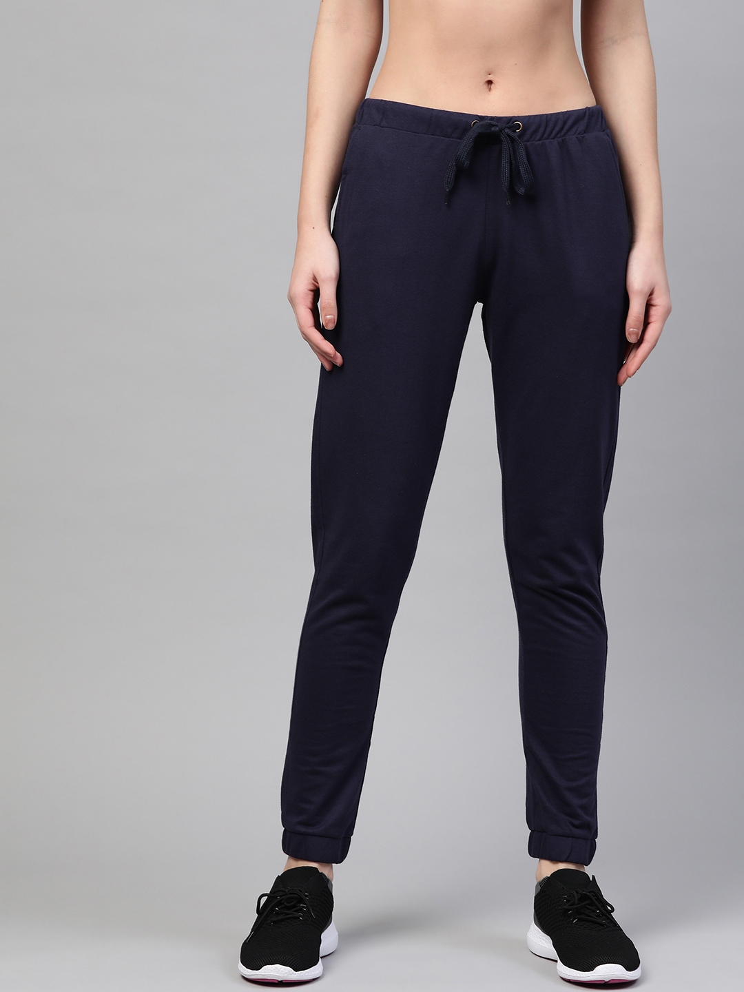 Navy slim discount fit joggers womens