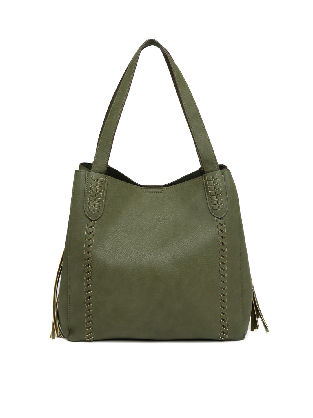 Olive green suede handbag clearance