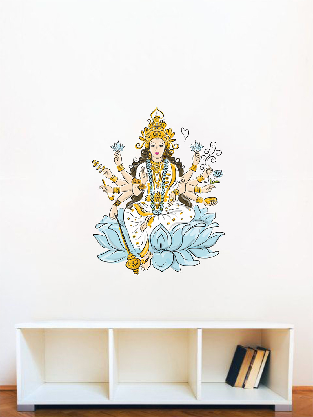 rawpockets Beige Lions Wall Sticker