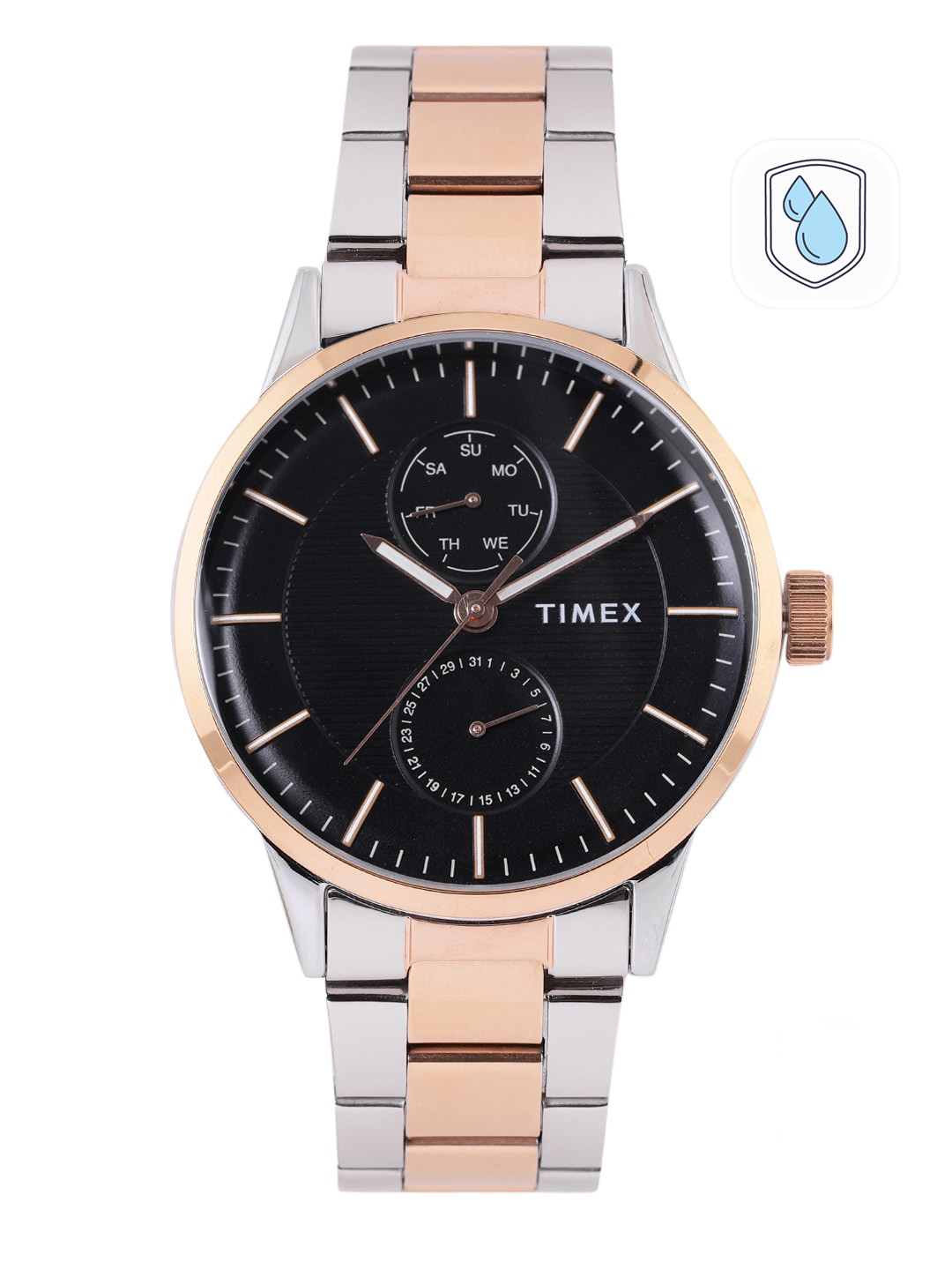 Timex Men Black Bracelet Style Multifunction Analogue Watch TWEG19903