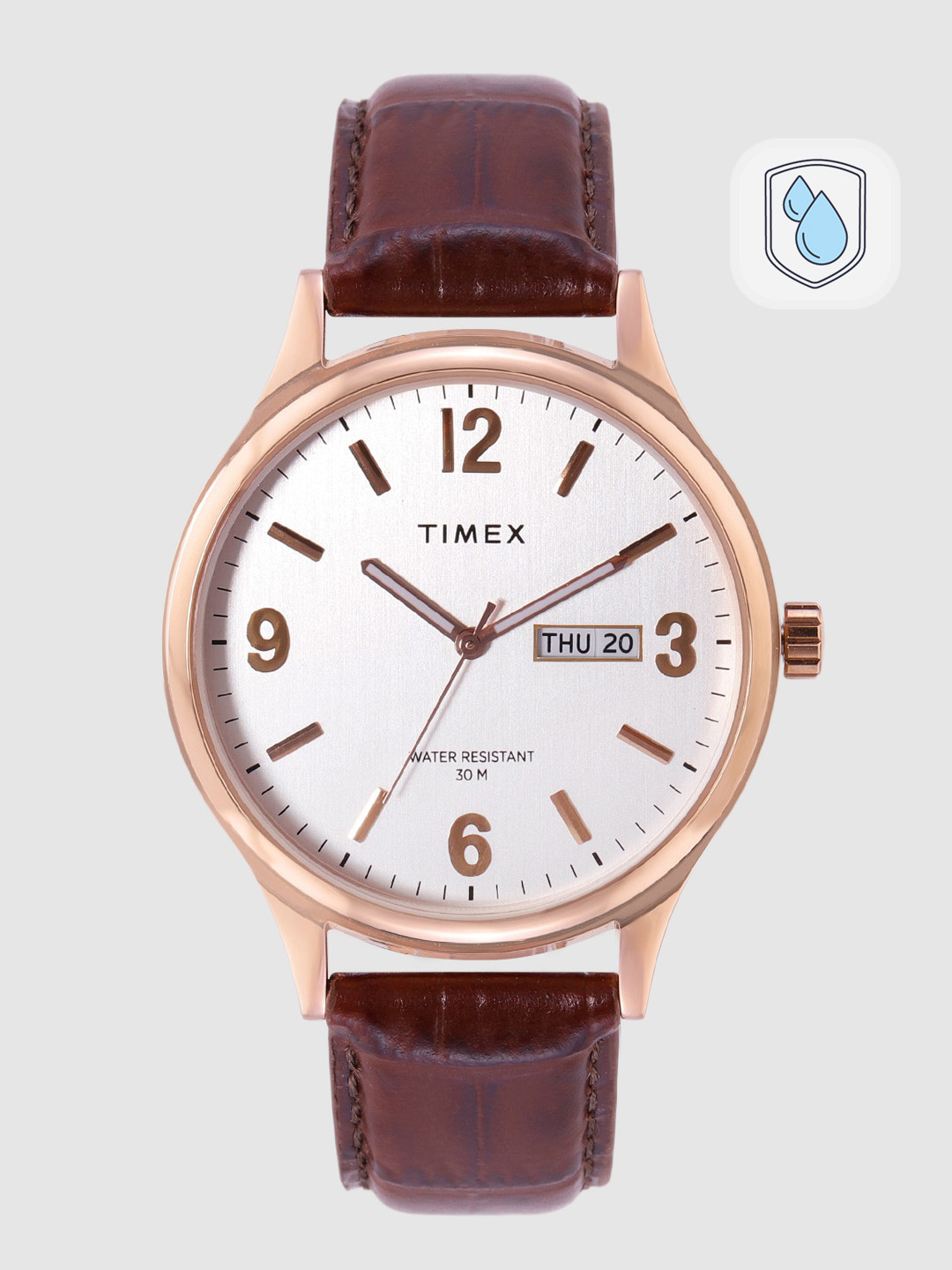 Timex Men Silver-Toned Analogue Watch - TWEG18402