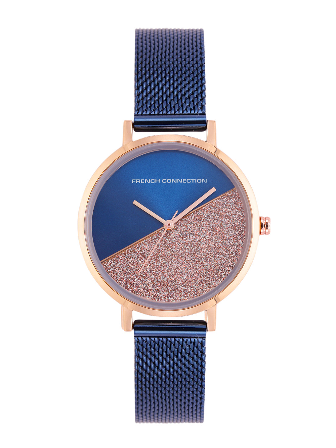 French Connection Women Blue & Pink Analogue Watch FCN0008N-R
