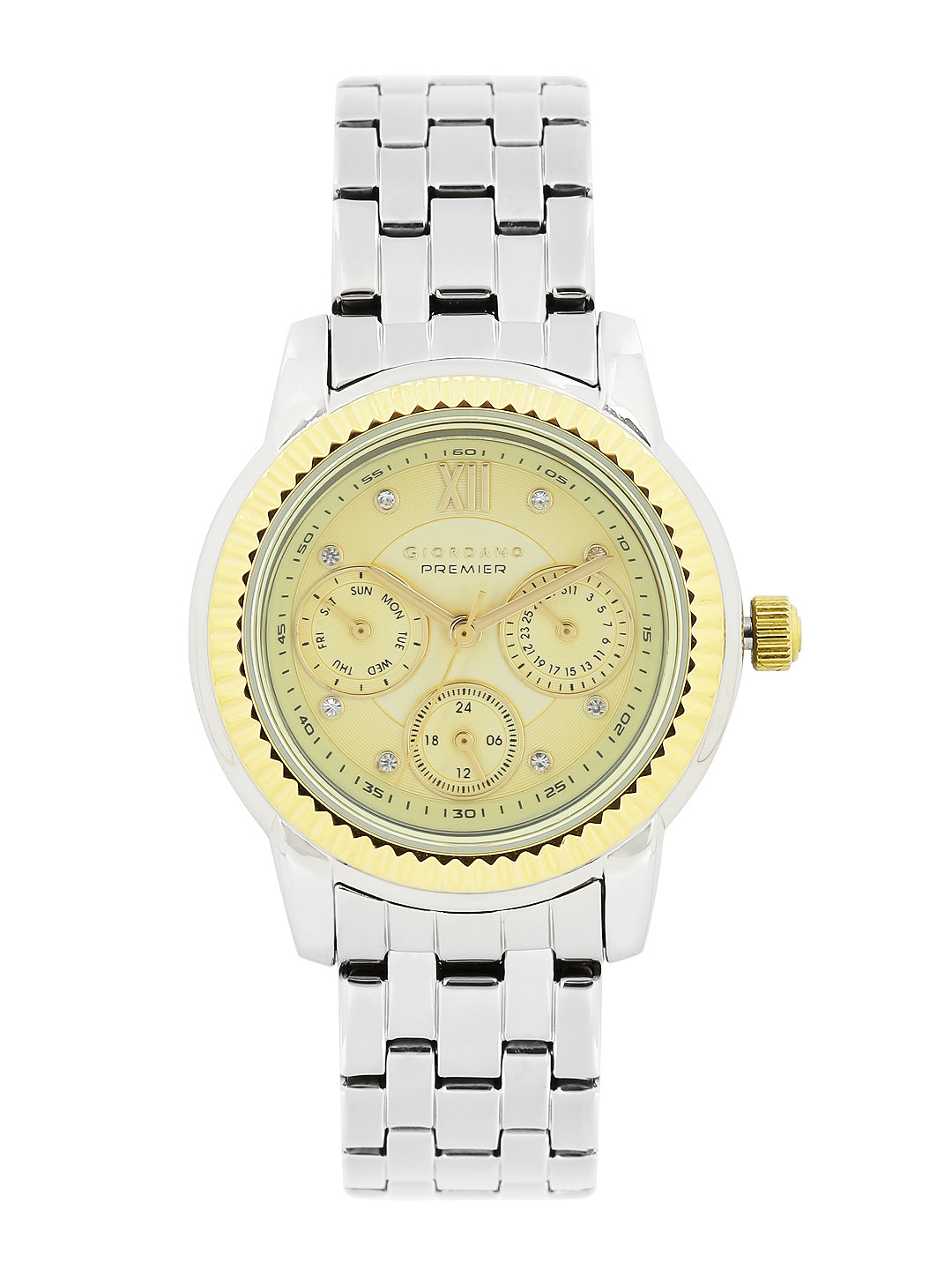 GIORDANO Premier Women Gold-Toned Dial Watch P2045-11