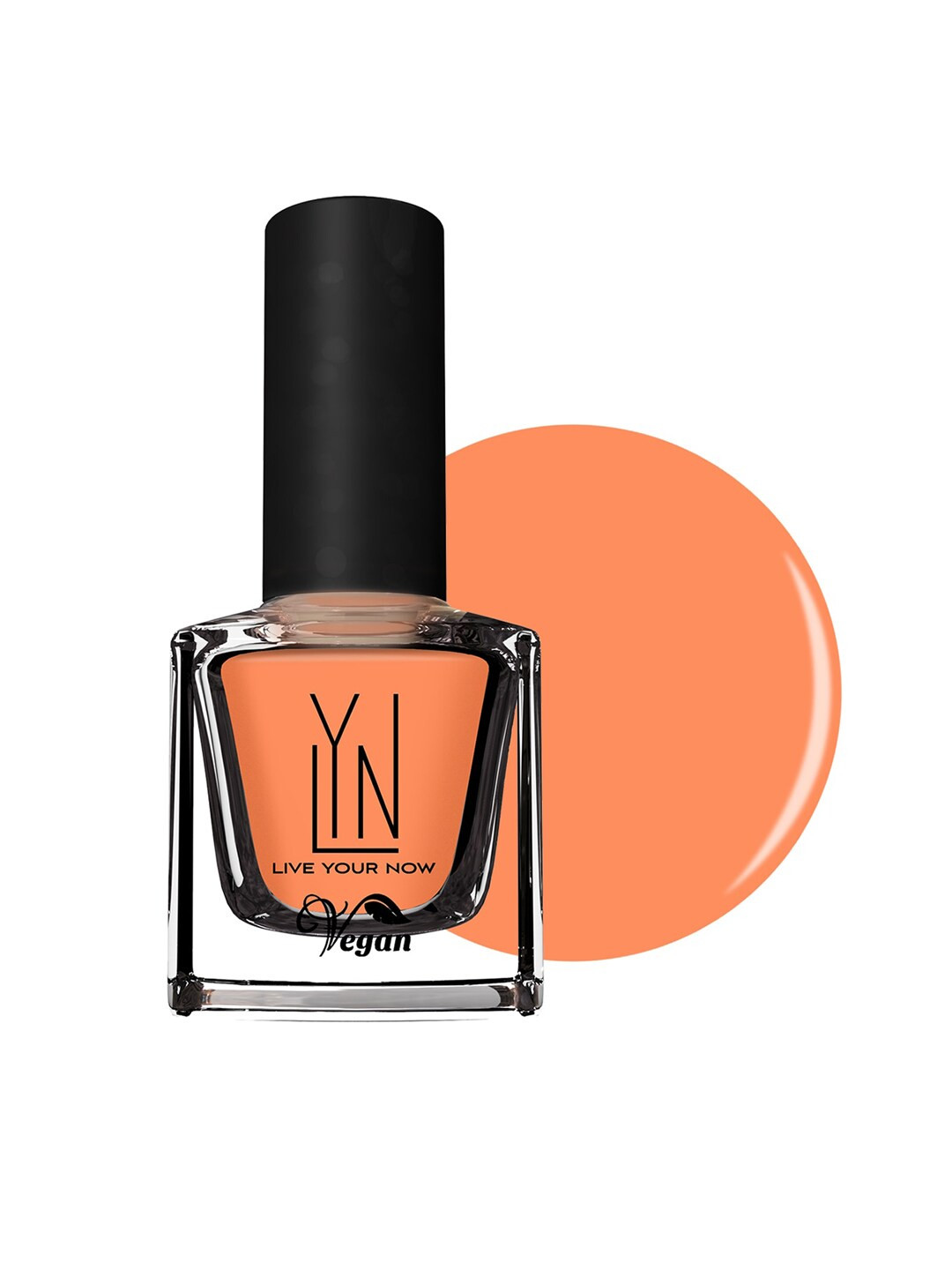 LYN LIVE YOUR NOW Women Orange Squash Nail Polish 8 ml