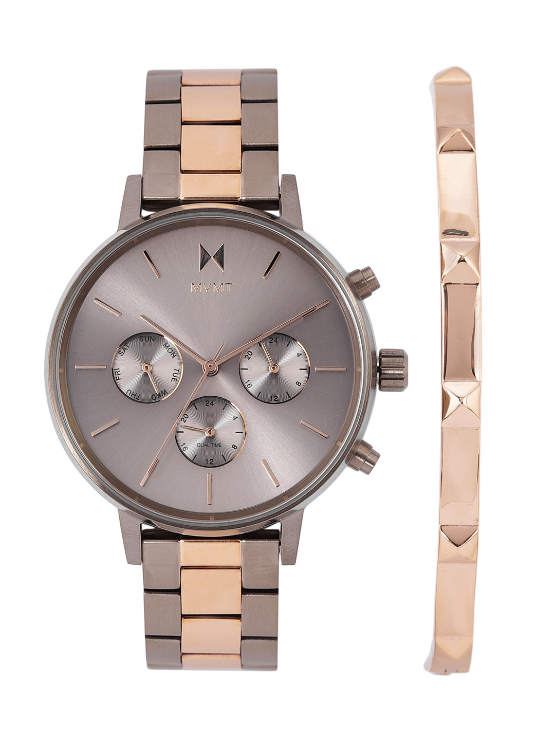 MVMT Women Nova Grey & Rose Gold Watch Gift Set CBX-ORRG