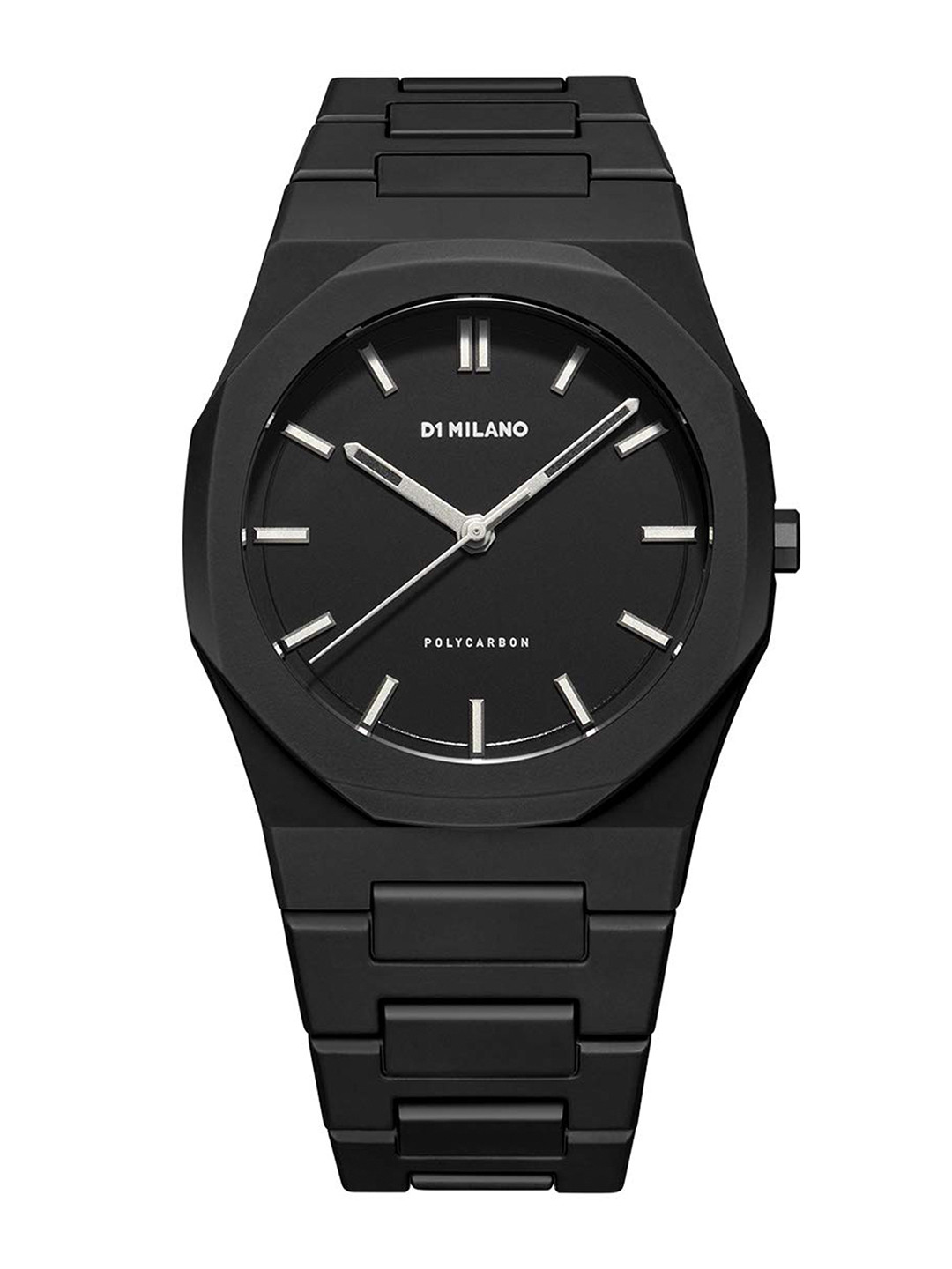 D1 Milano Cloudburst Black Dial Polycarbonate Strap Analogue Men Watch - PCBJ11