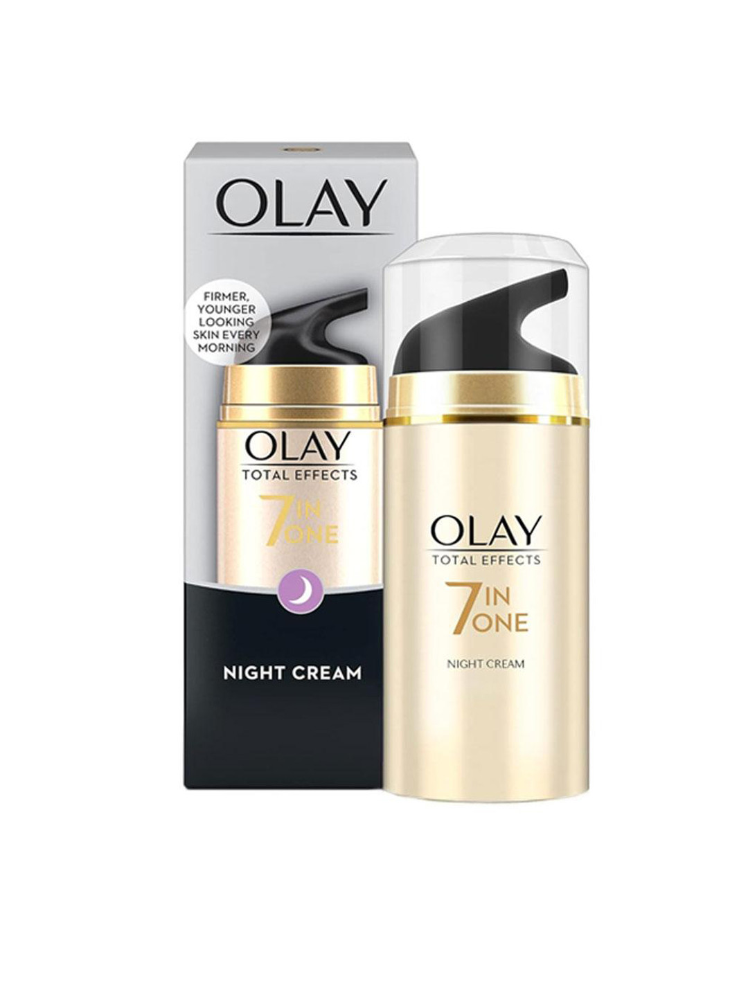 Olay Total Effects Night Cream - Fights 7 Signs of Ageing With Vitamin C & Niacinamide-20g