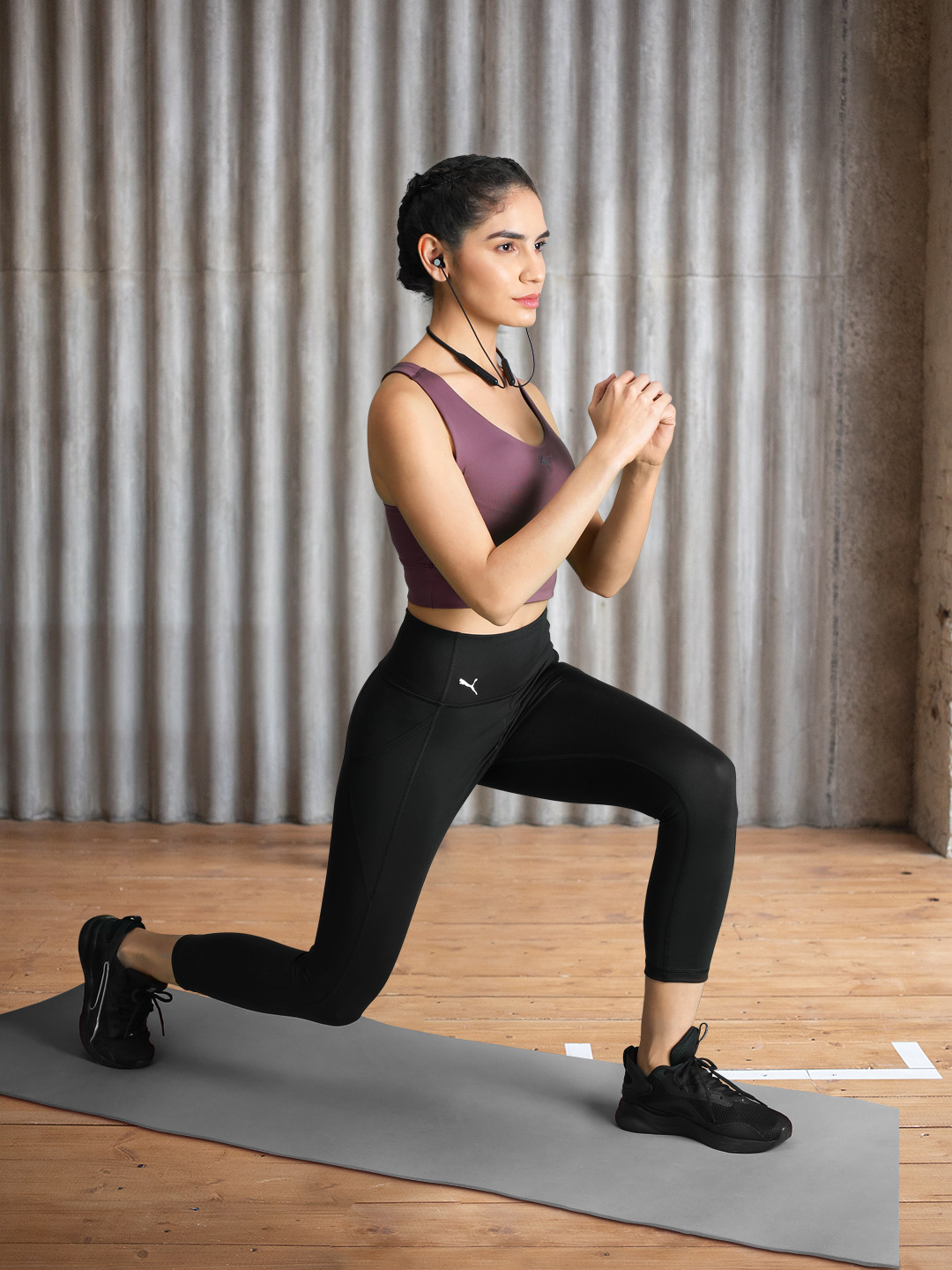 Puma Women Black Solid dryCELL Favorite Forever High Waist Training Tights