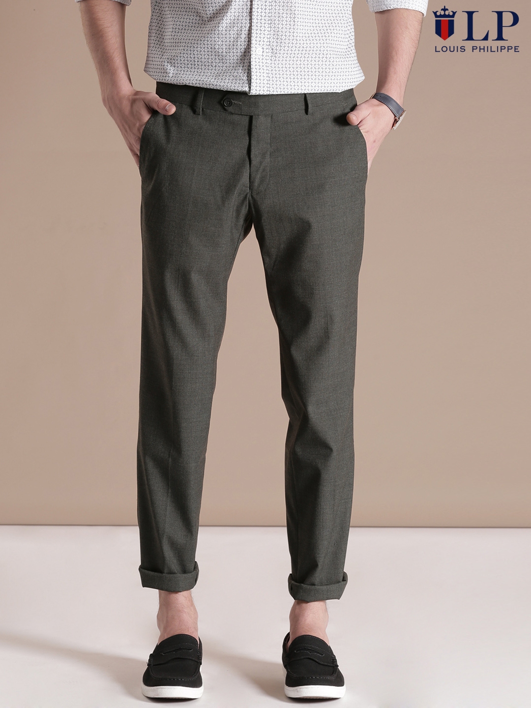 Buy Louis Philippe Blue Trousers Online  680054  Louis Philippe