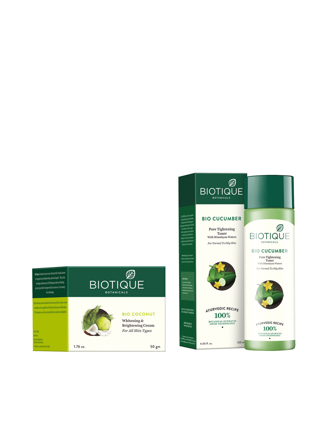 Biotique Set Of Tightening Toner & Cream