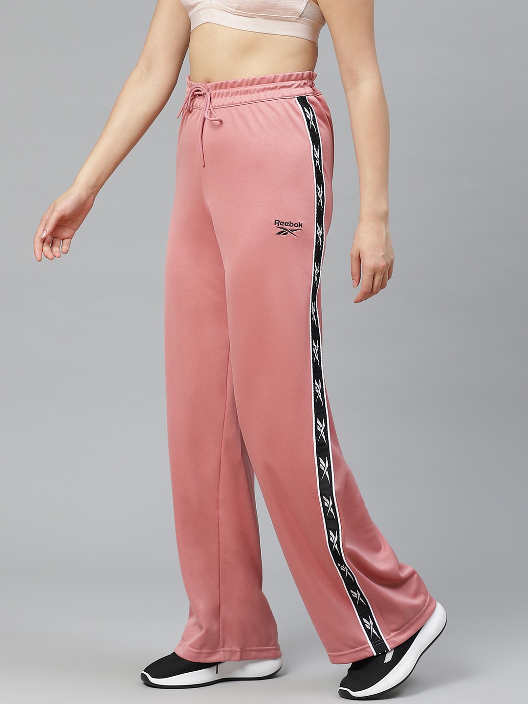 ★Reebok★ R Chain Side Slit Track Pants W Light Pink Reebok Girl's Swift Track Pant with Pockets, Sizes 4-18