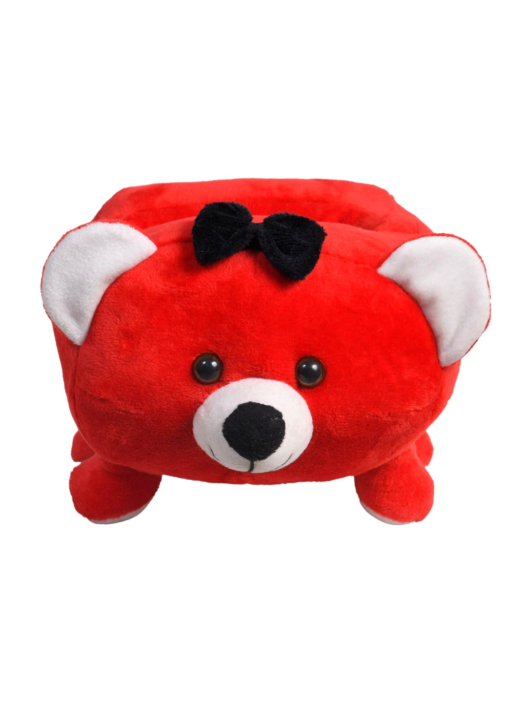 Ultra Kids Red & White Plush Teddy With Mobile Holder Soft Toy