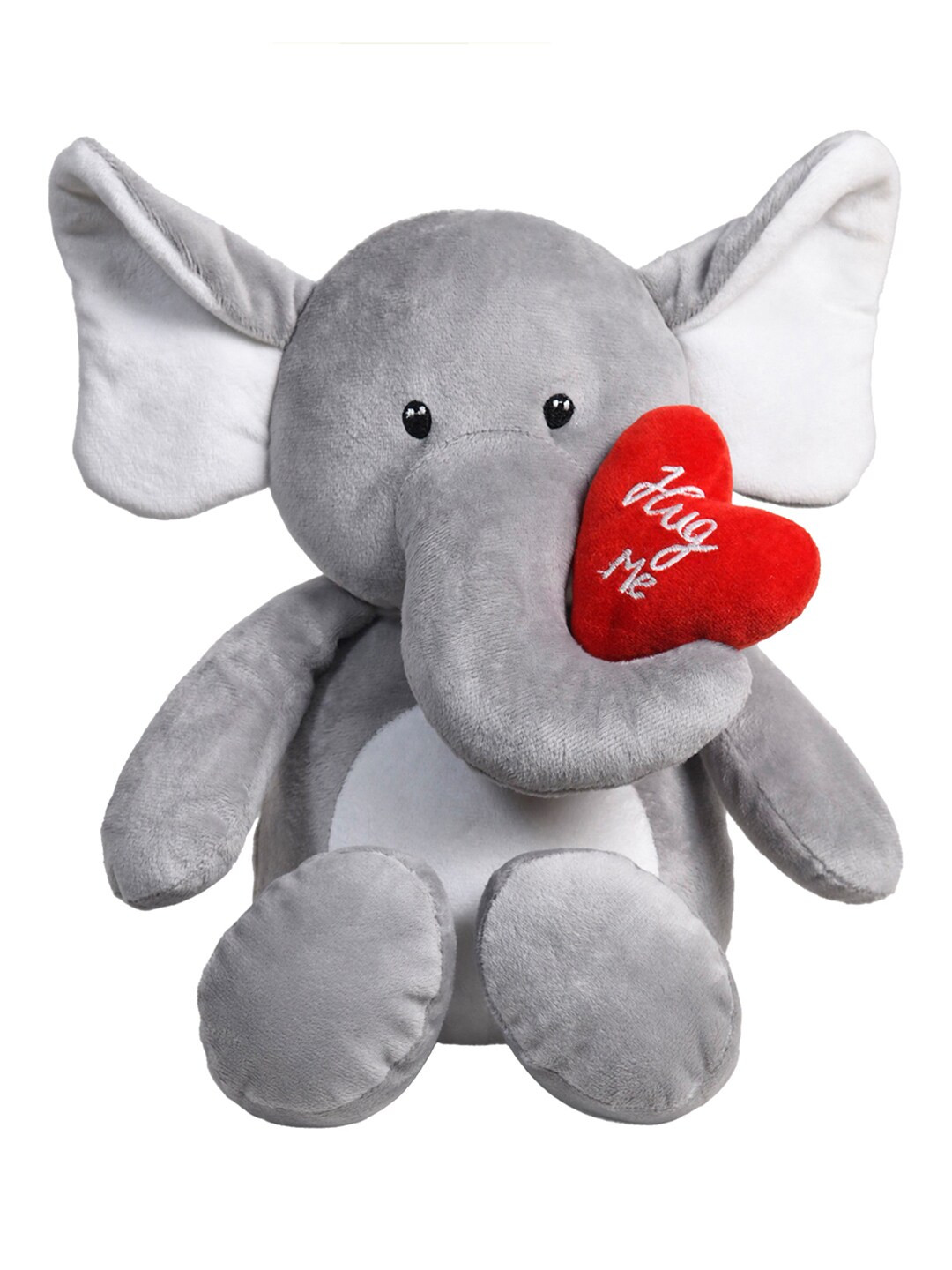 Ultra Kids Grey & Red Elephant With Heart 16Inch Soft Toy
