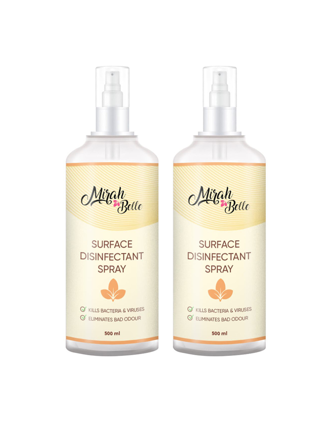 Mirah Belle Pack of 2 Surface Disinfectant Spray 1000ml