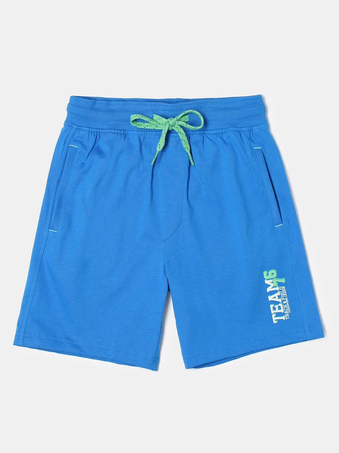 Jockey Boys Super Combed Cotton Printed Shorts With Convenient Side Pockets-AB12