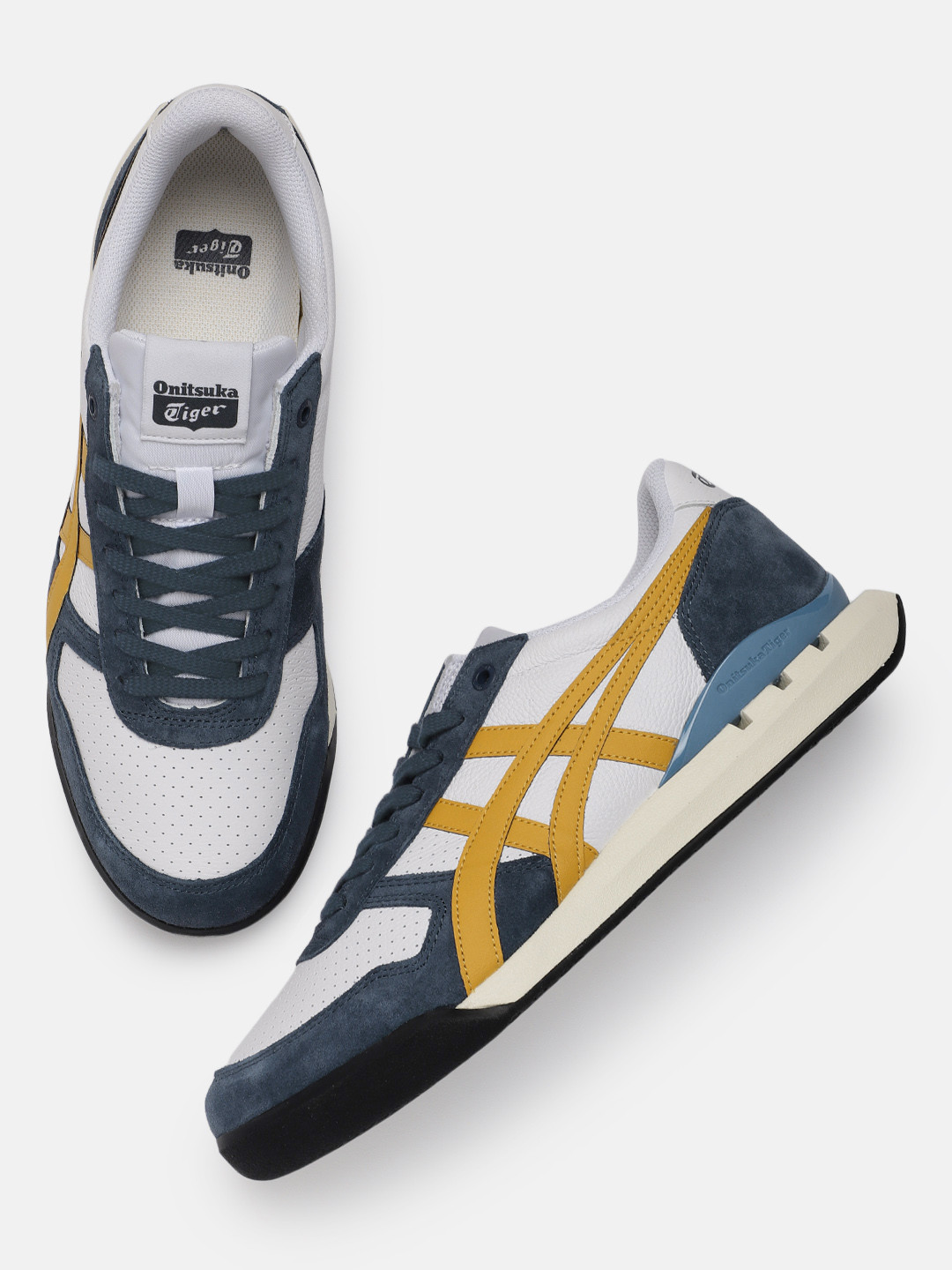 Grey Onitsuka Tiger Ultimate 81 Womens Blue Midnight Blue Onitsuka