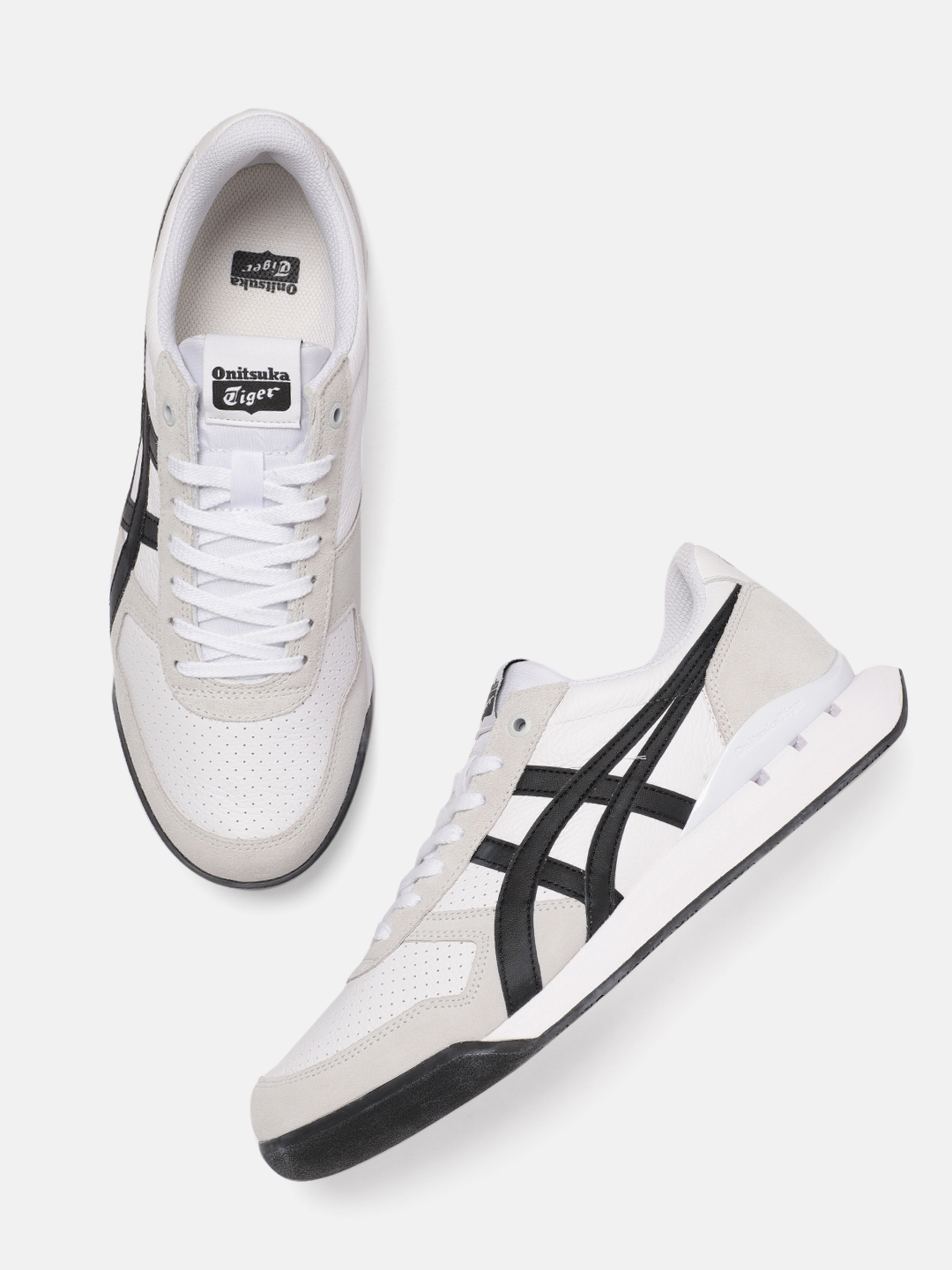 Buy Onitsuka Tiger Unisex White Black Ultimate 81 EX Leather Sneakers Casual Shoes for Unisex 13605988 Myntra