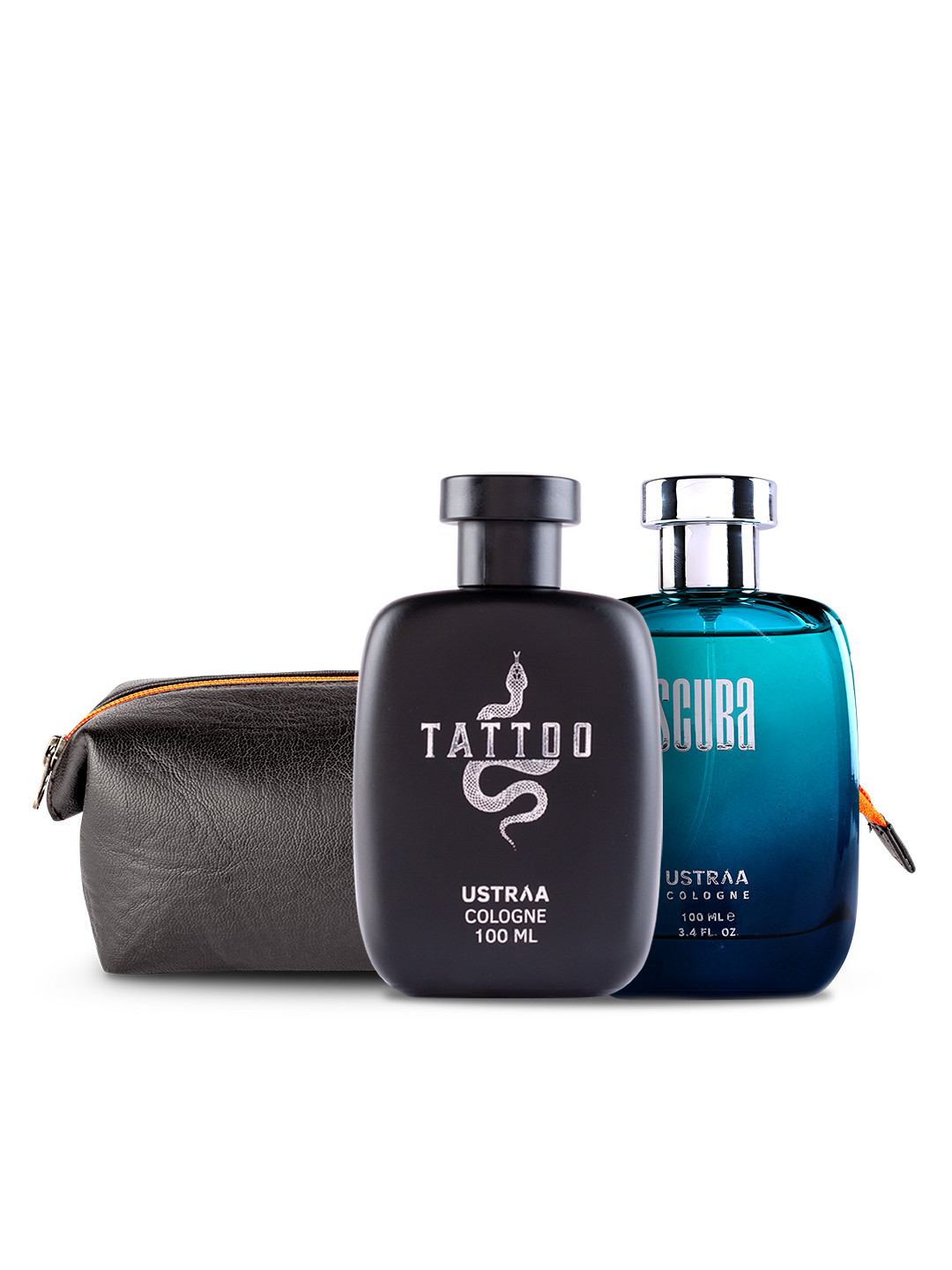 Ustraa Scuba & Tattoo Perfume for Men King of Cologne Kit