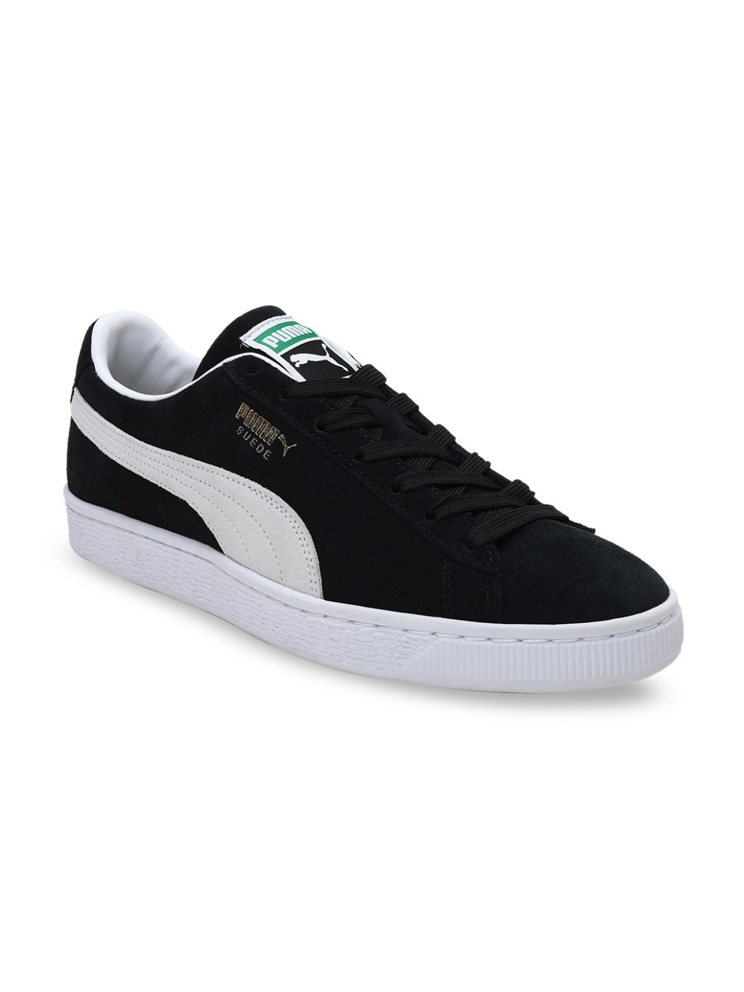 Puma Men Black Suede Classic XXI Sneakers