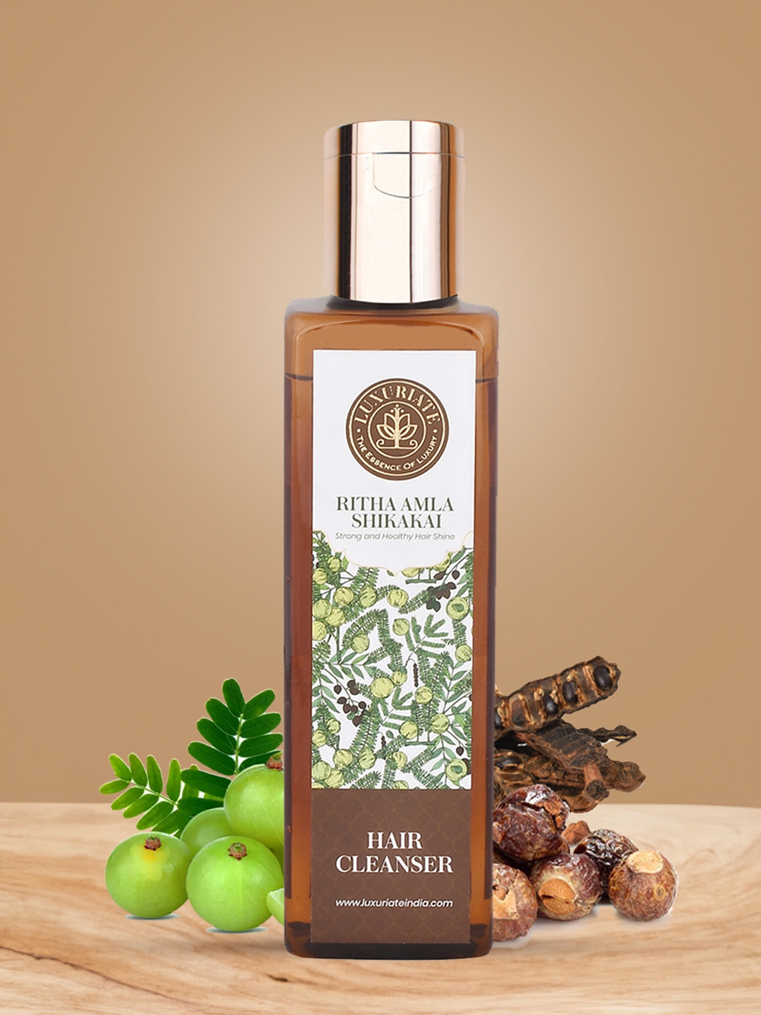 LUXURIATE Ritha Amla Shikakai Hair Cleanser Shampoo 200 ml