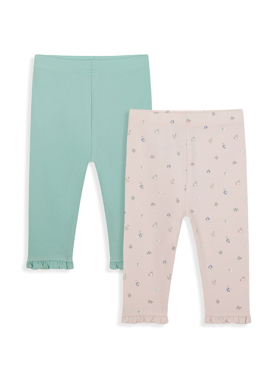 mothercare Girls Pack of 2 Ankle-Length Leggings