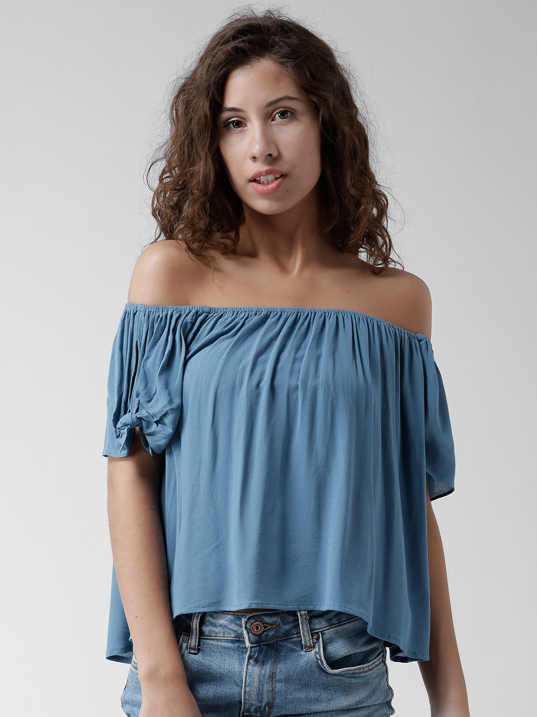 forever 21 blue top