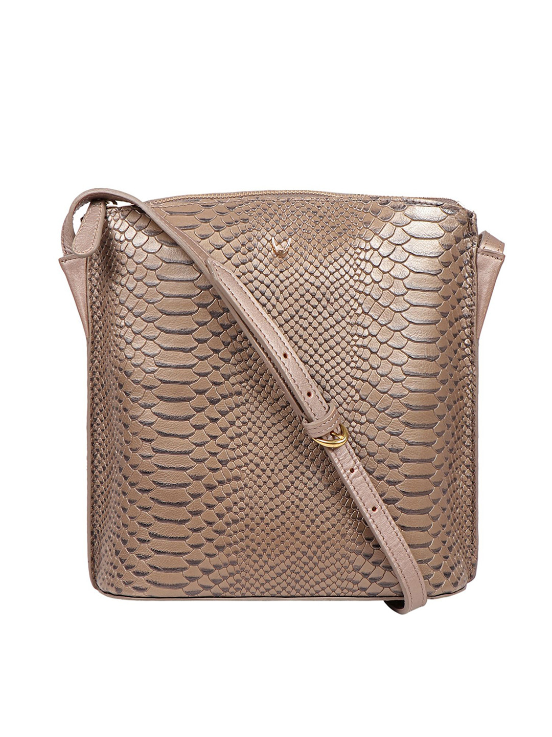 Hidesign Metallic Textured Sling Bag