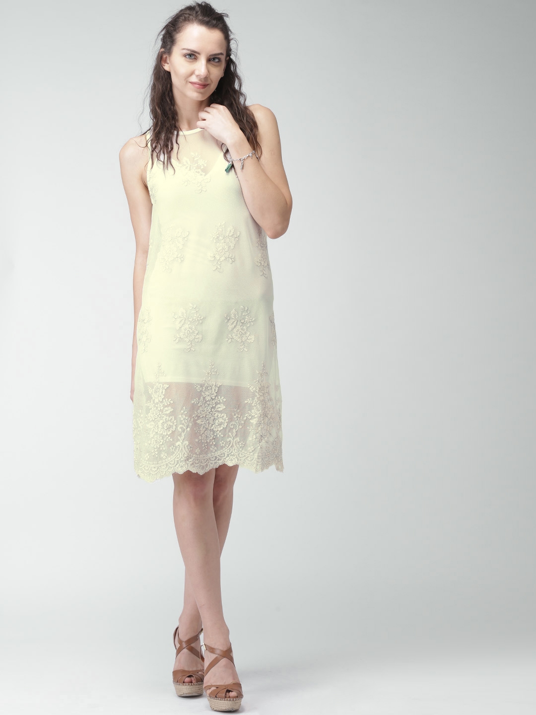 Forever 21 floral embroidered dress on sale