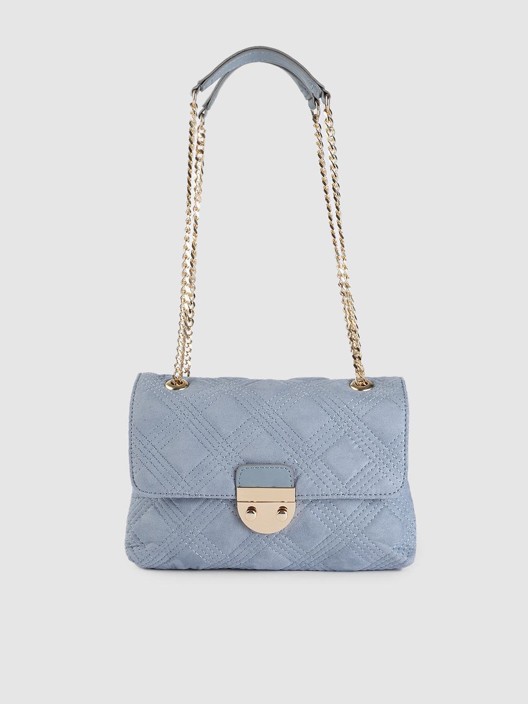 Accessorize Blue Textured BONNIE STITCH Shoulder Bag