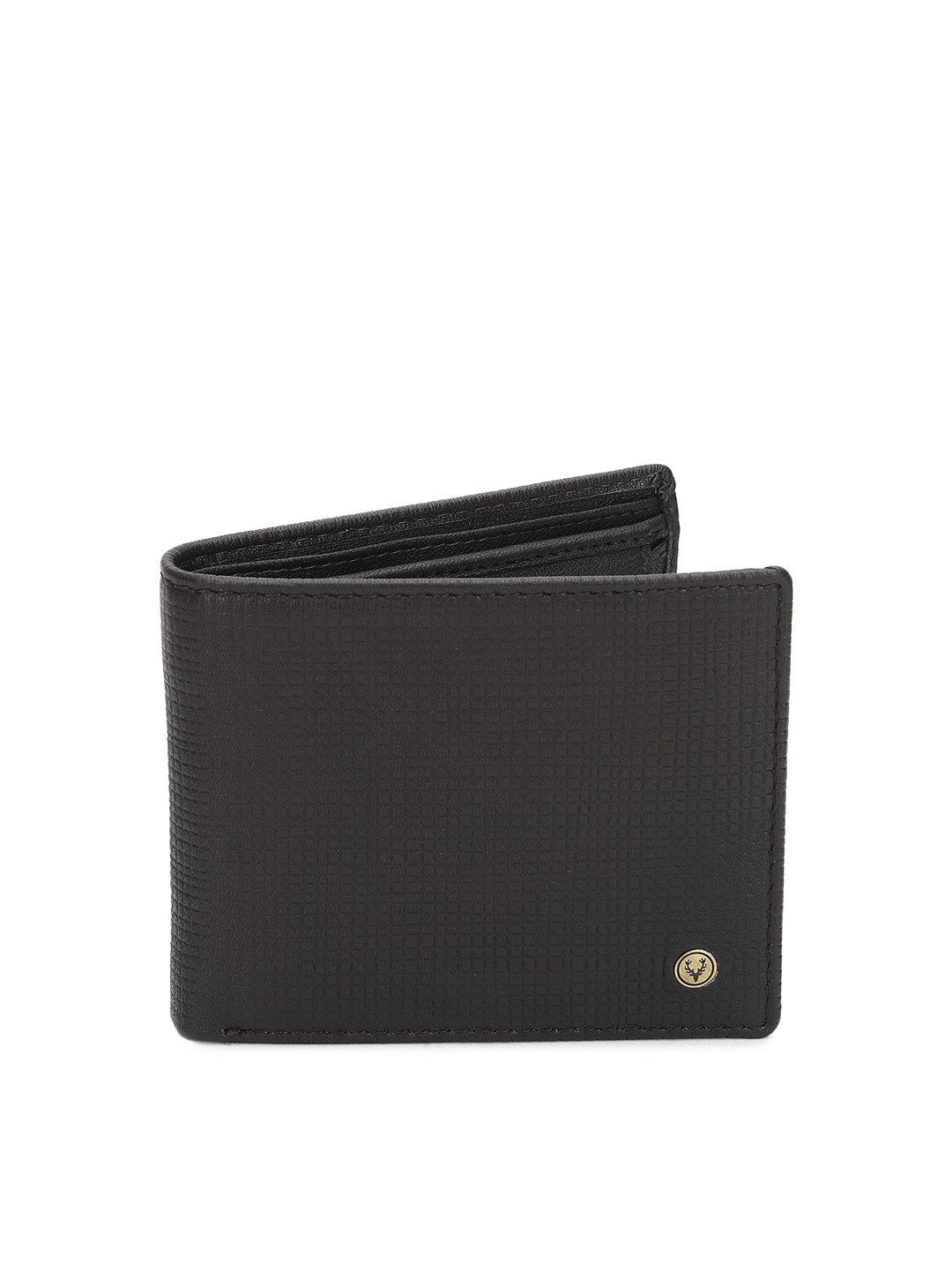 Allen Solly Black Checkered Wallet Buy Allen Solly Men Coffee