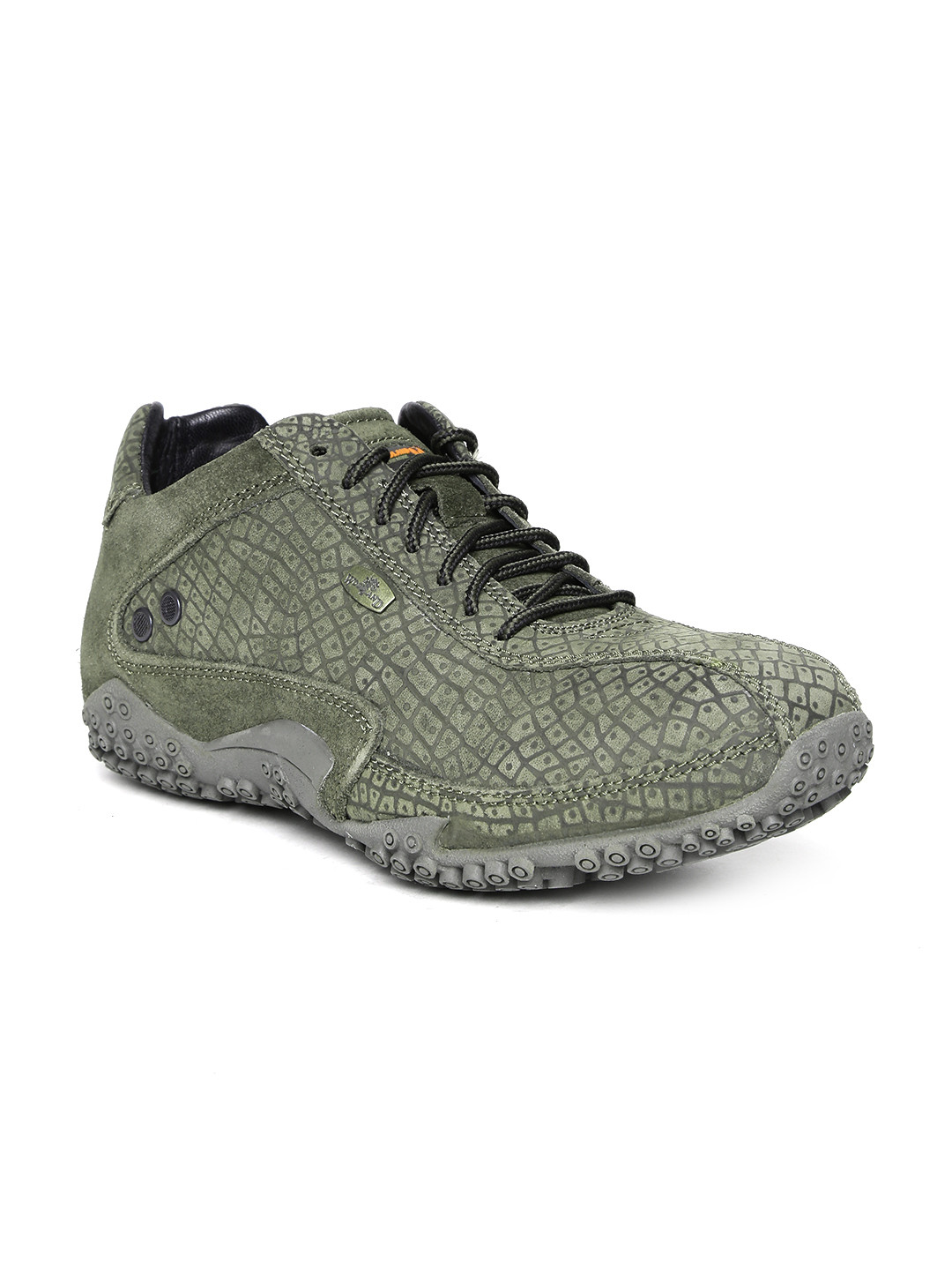 Woodland ProPlanet Men Olive Green Leather Casual Shoes