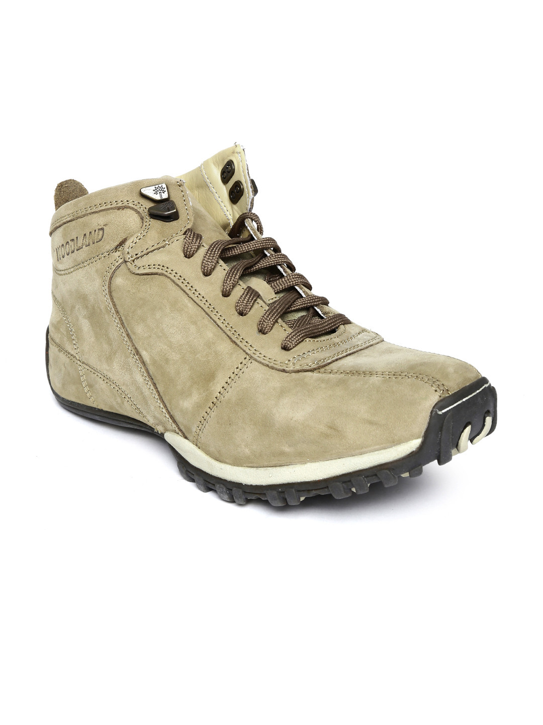 Woodland ProPlanet Men Khaki Leather Casual Shoes