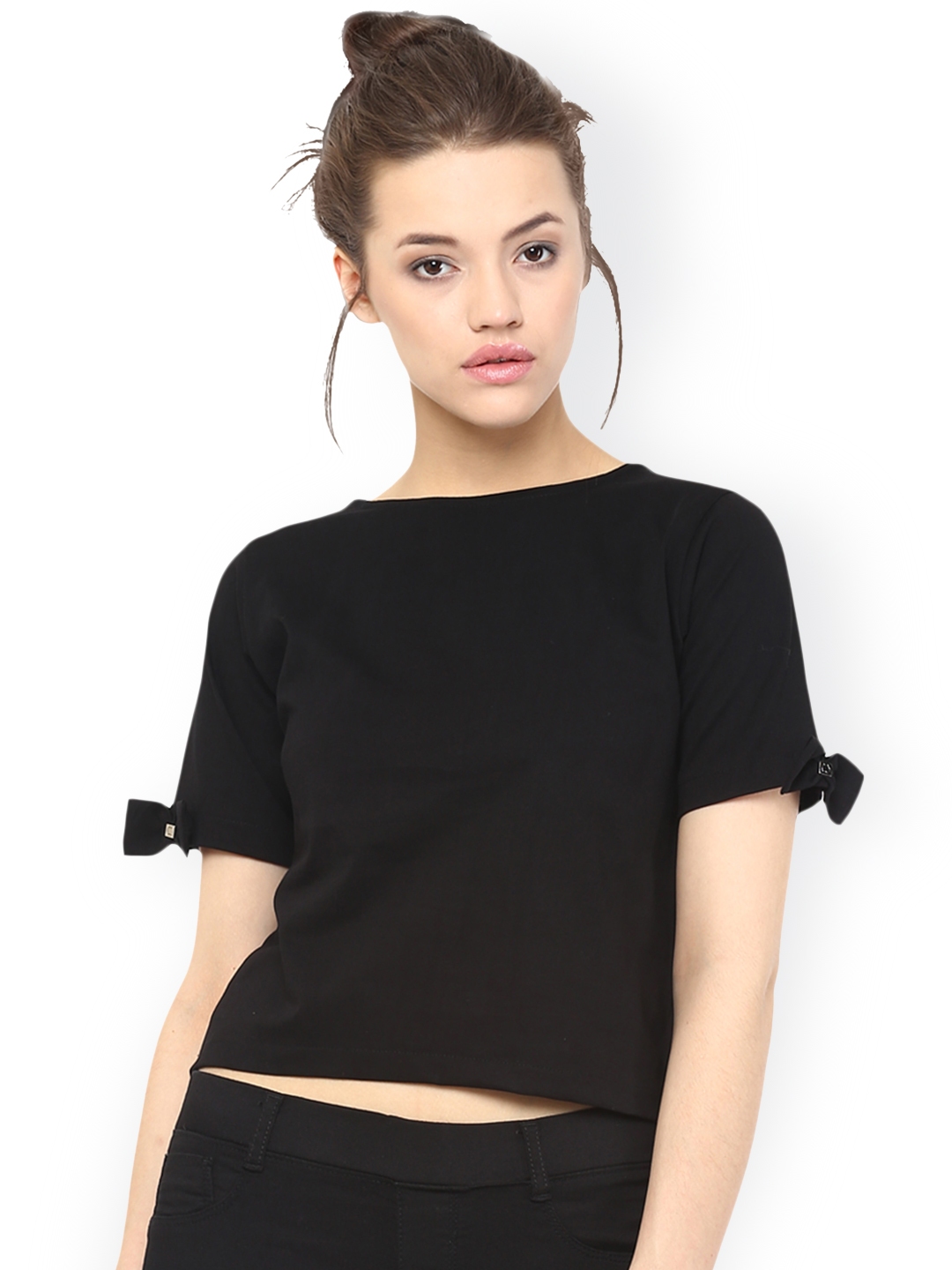 Miss Chase Black Crop Top