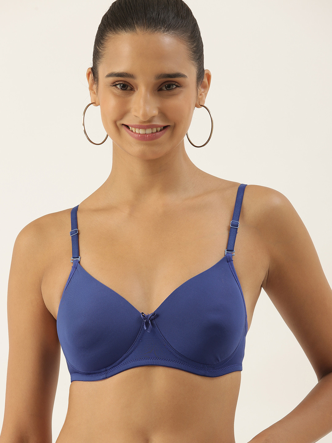 DressBerry Blue T-shirt Bra Medium Coverage Padded