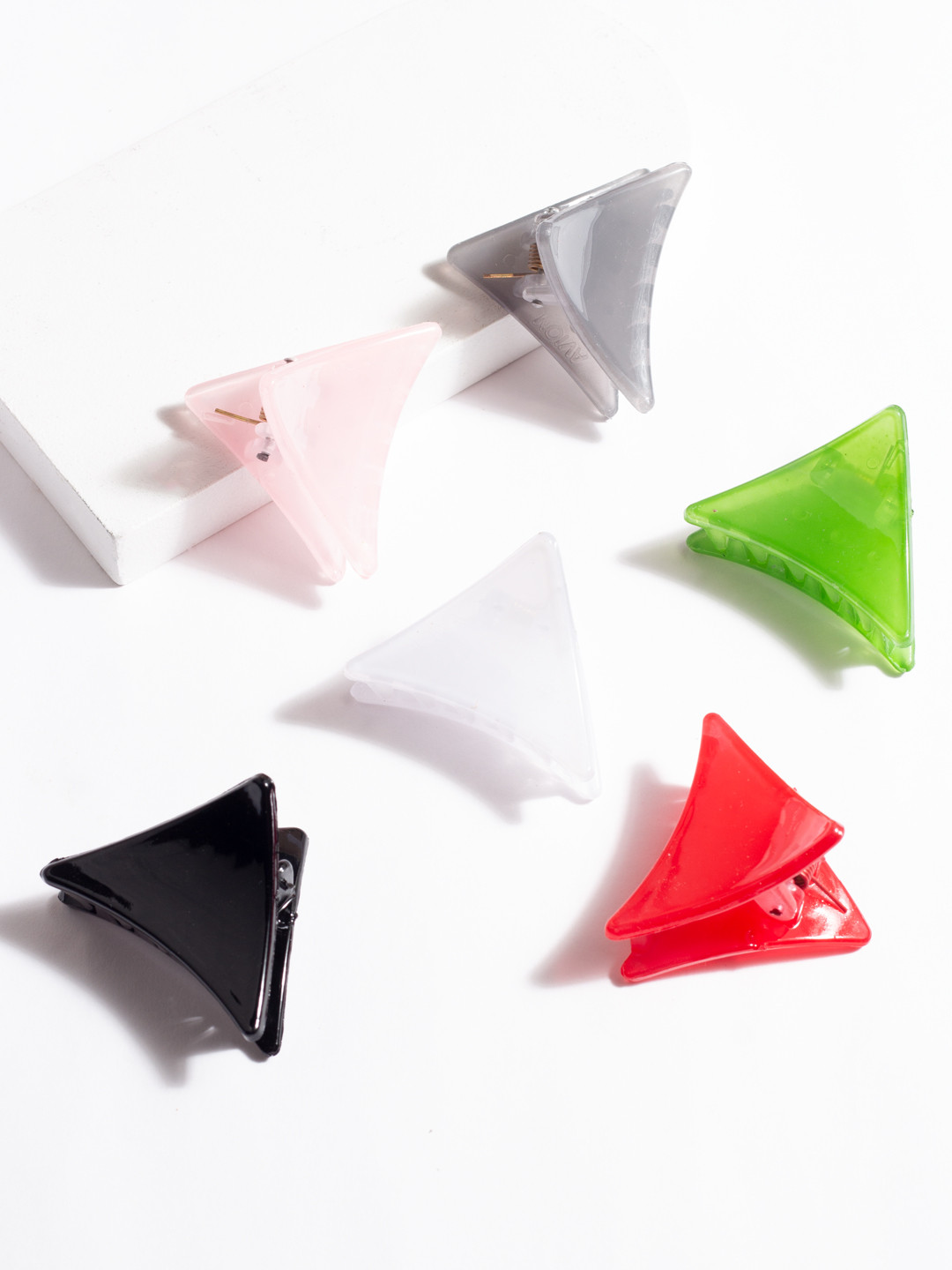 AccessHer Set Of 6 Multicoloured Claw Clip