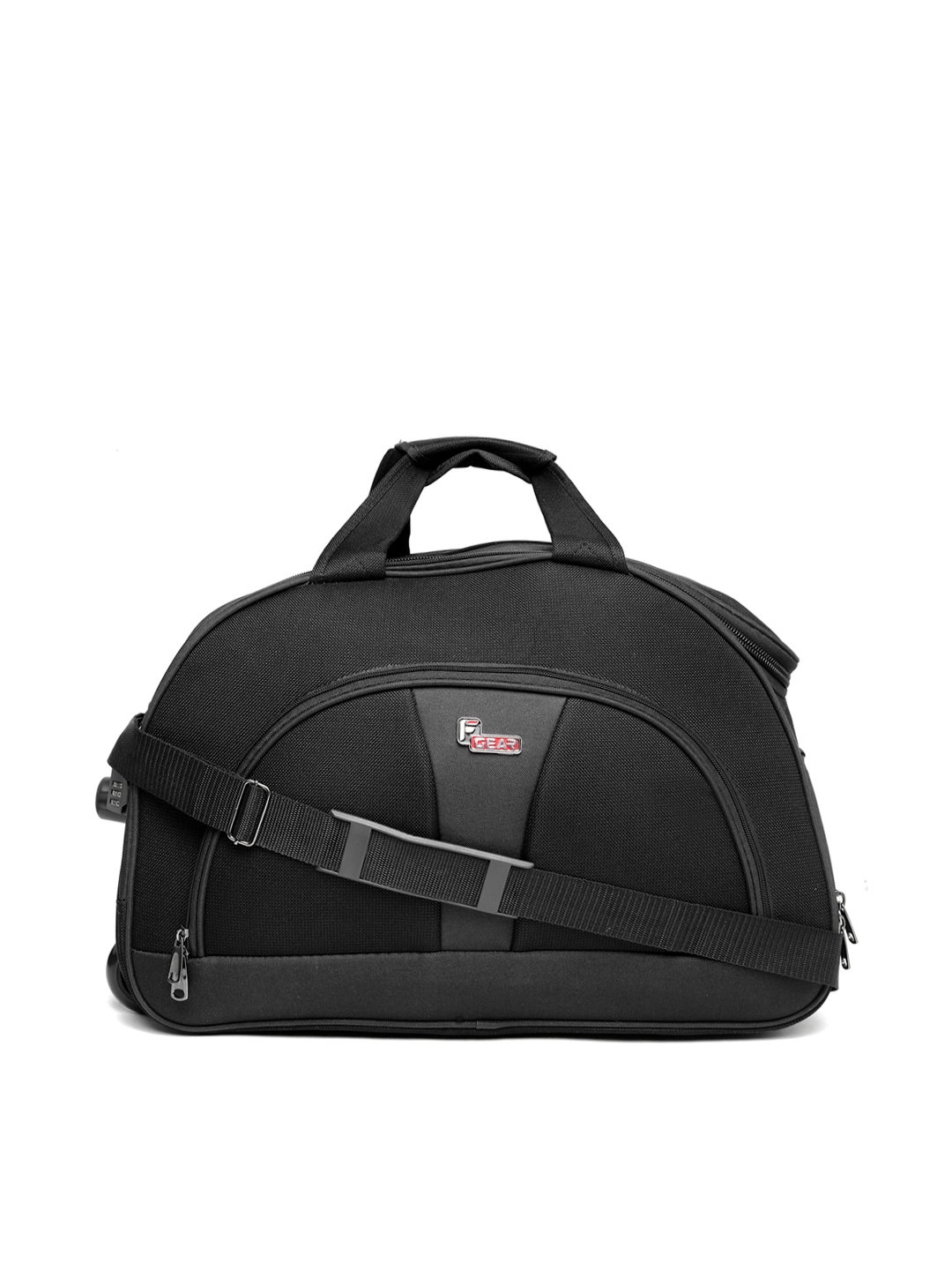 F Gear Unisex Charcoal Grey Cooter Travel Trolley Duffel Bag