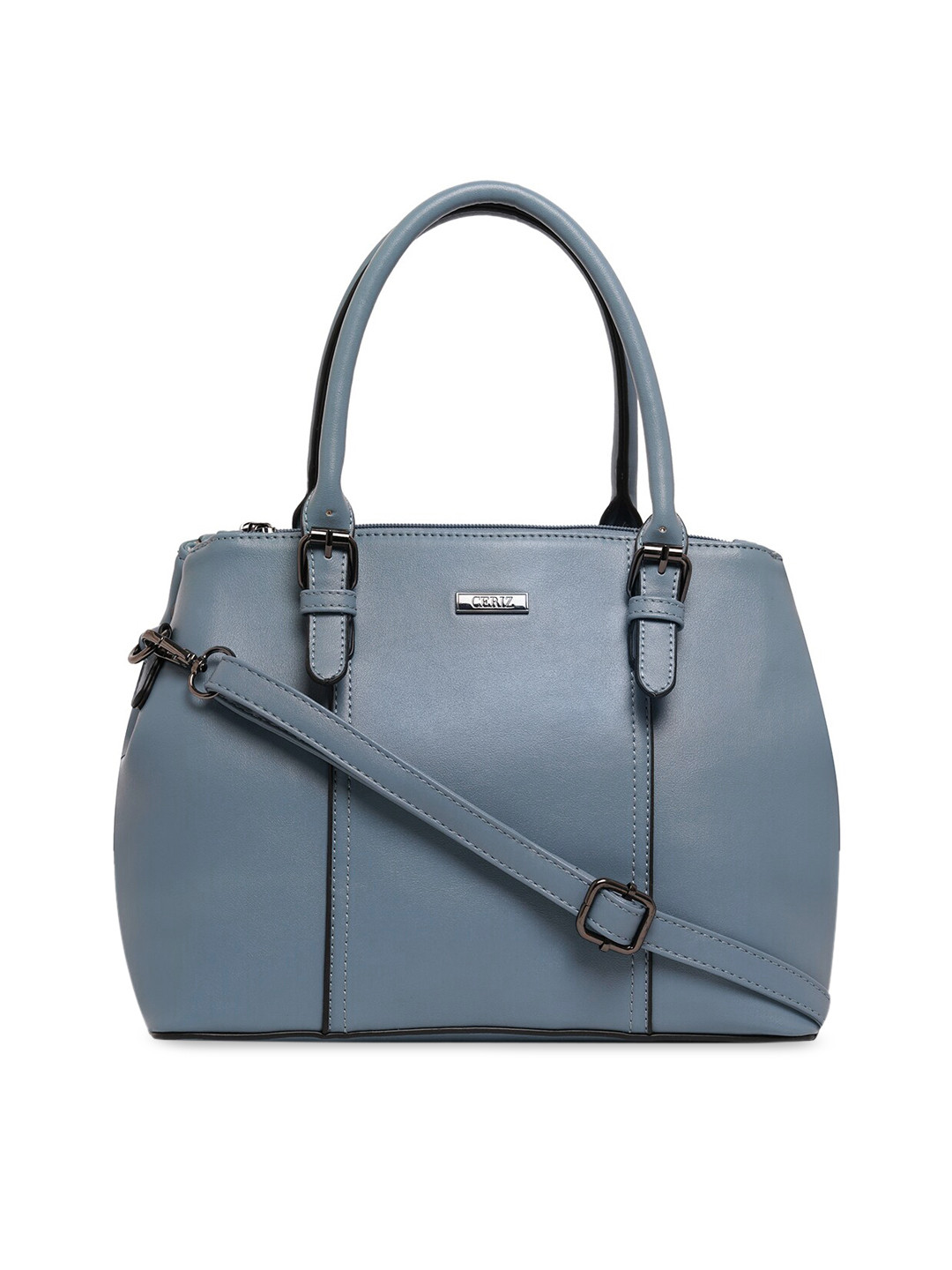 CERIZ Blue Solid Handheld Bag