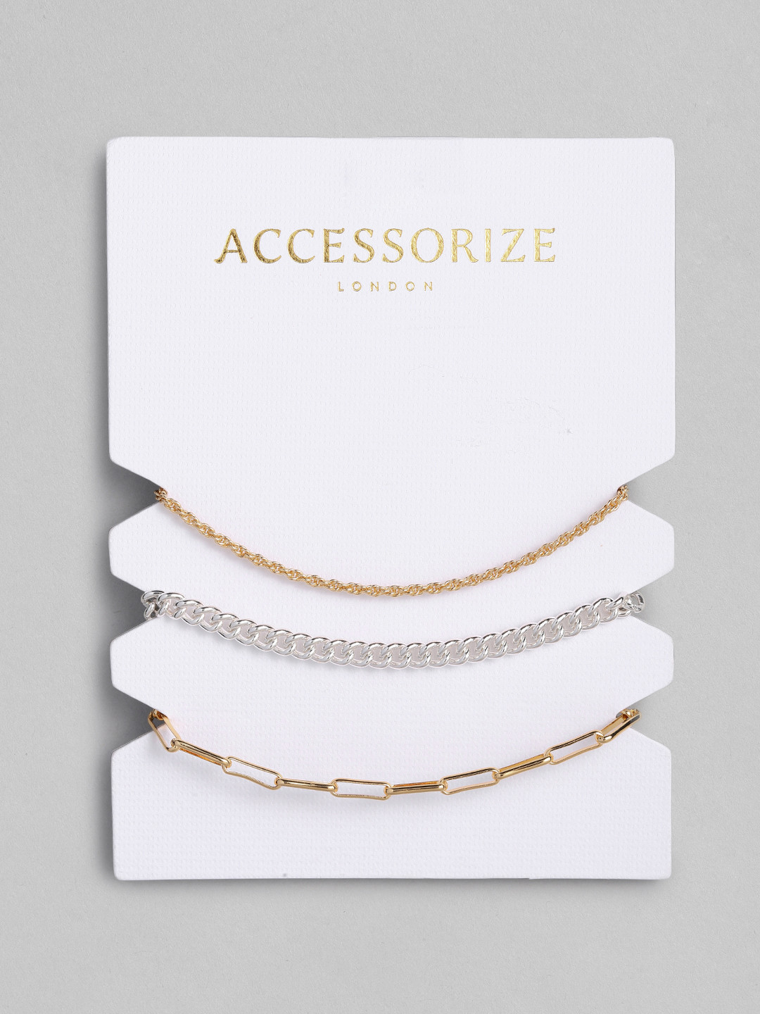 Accessorize London Women 3-Pack Chain Bracelet