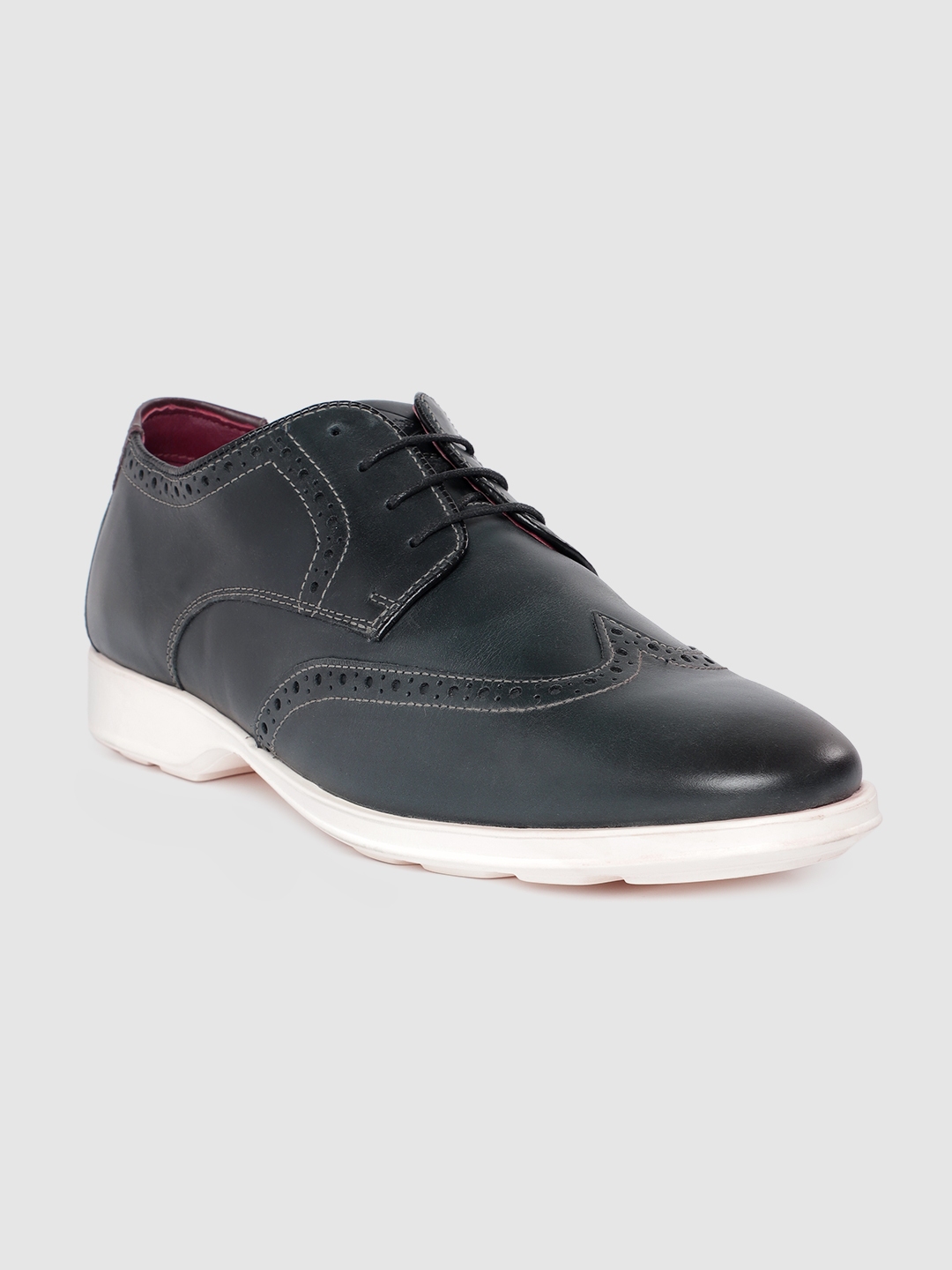 Buy Lee Cooper Men Textured Leather Brogues Casual Shoes for Men 13808988 Myntra
